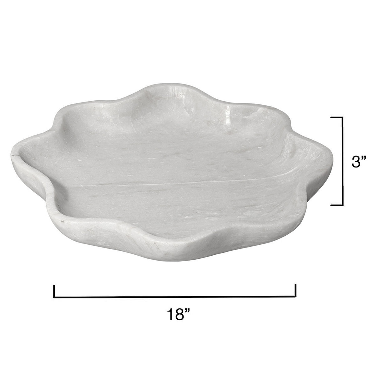 Jamie Young Frill Marble Bowl