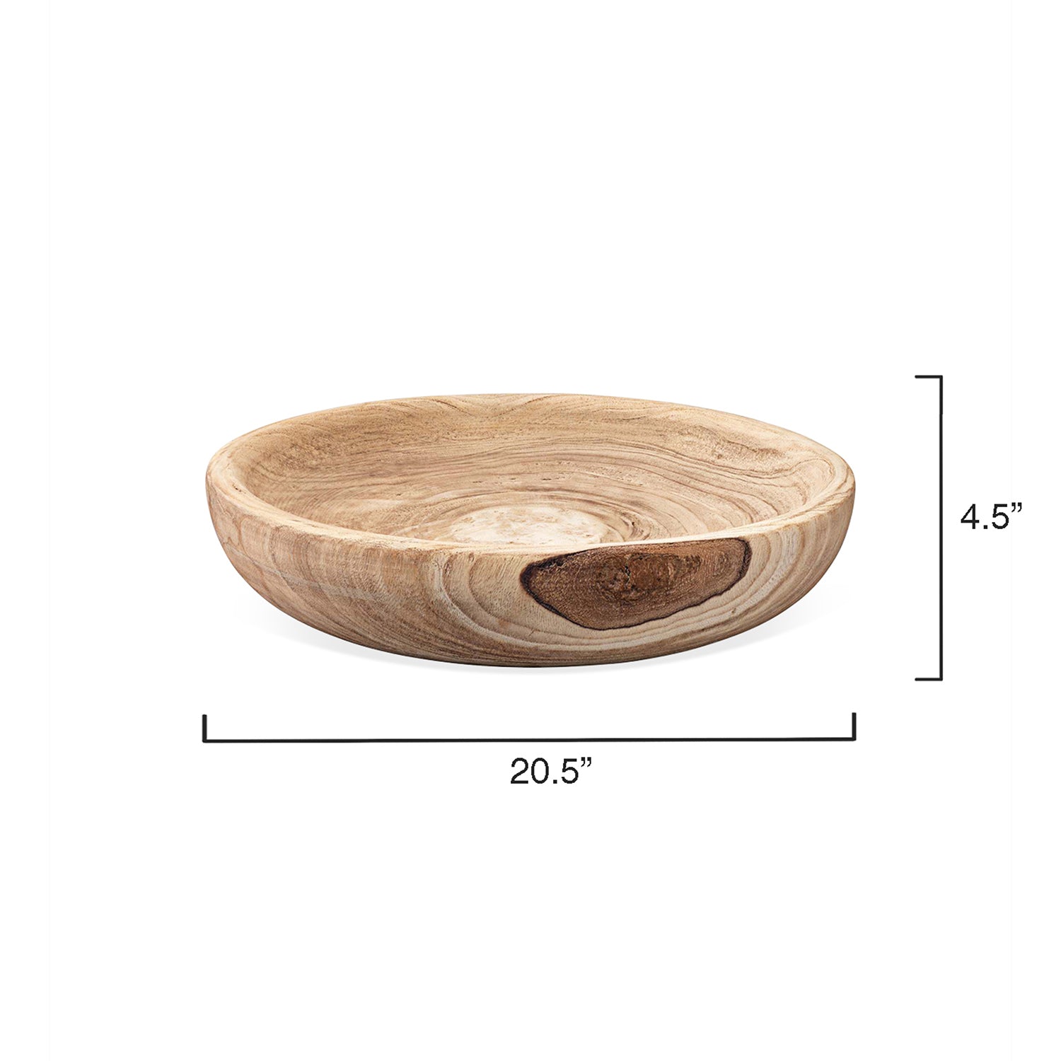 Jamie Young Laurel Wooden Bowl