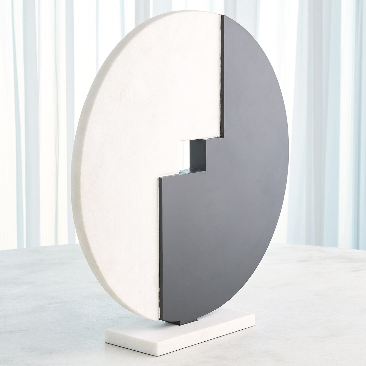 Global Views Stone Medallion Sculpture