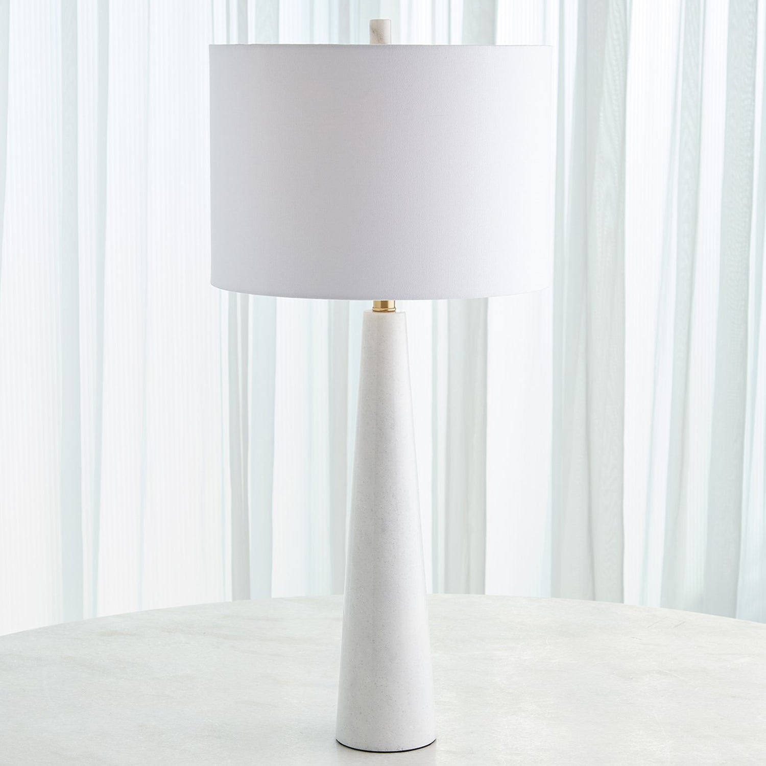 Global Views Pinnacle Marble Lamp
