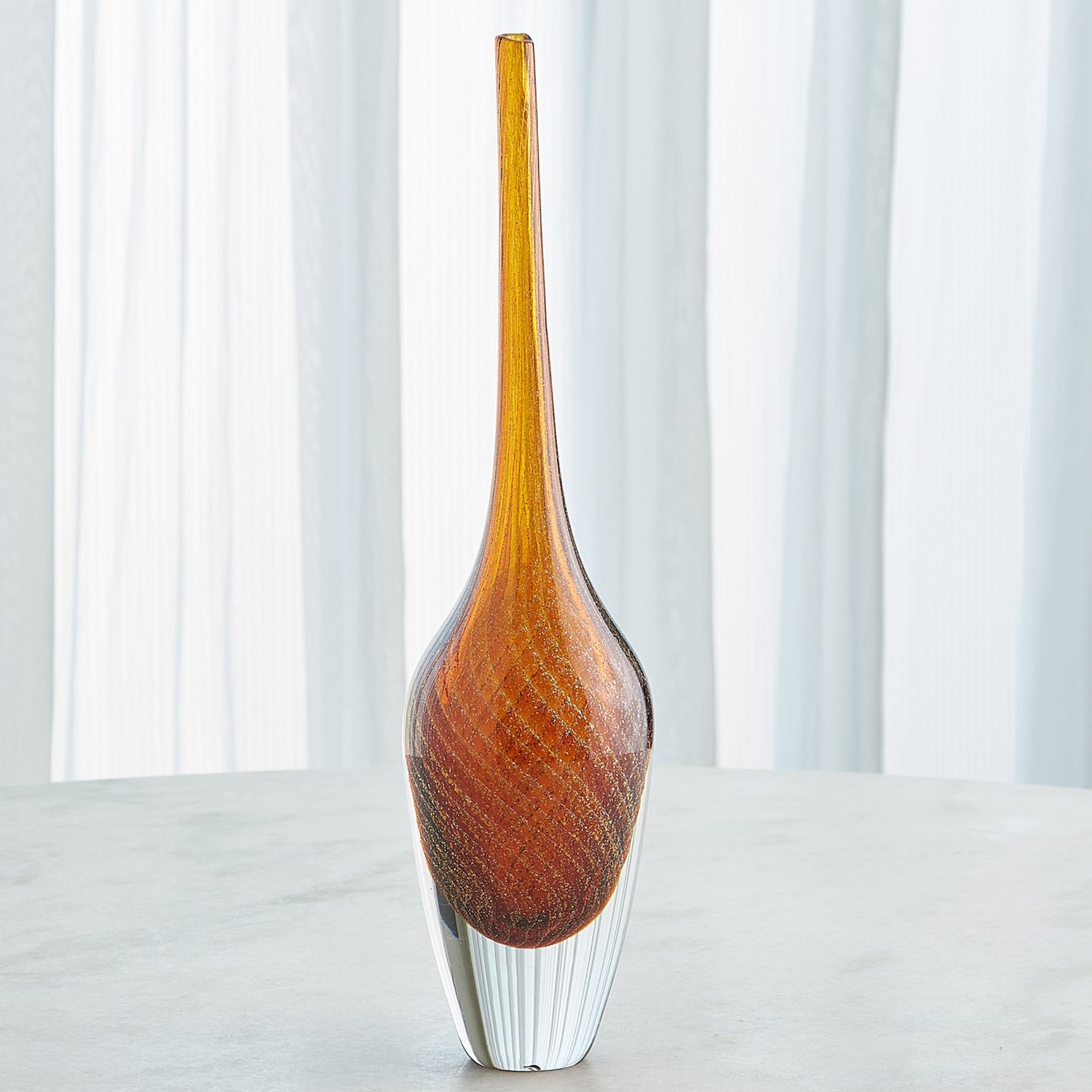 Global Views Flecked Spire Bottle