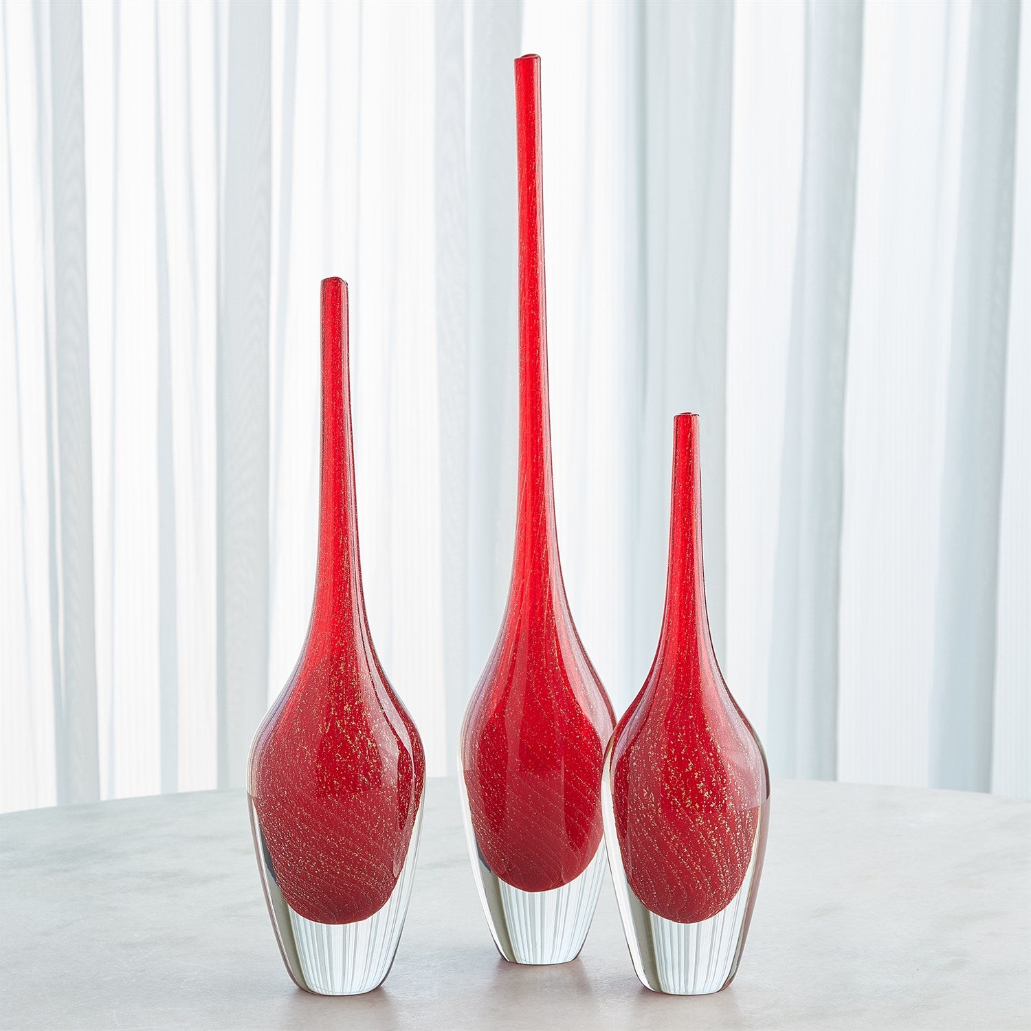 Global Views Flecked Spire Bottle