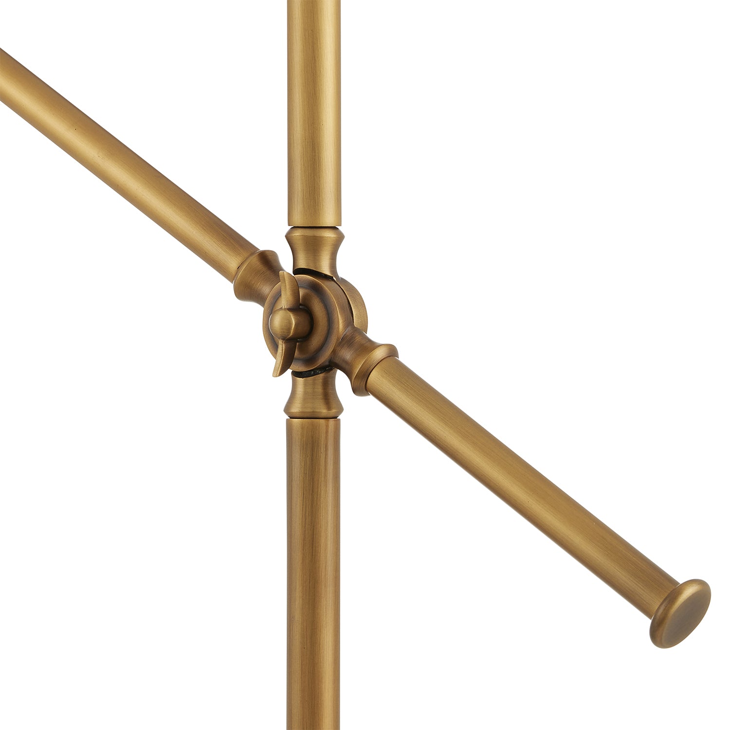 Currey & Co Repertoire Brass Floor Lamp