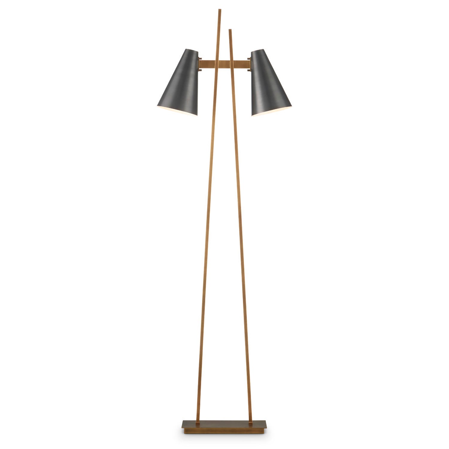 Currey & Co Duet Floor Lamp