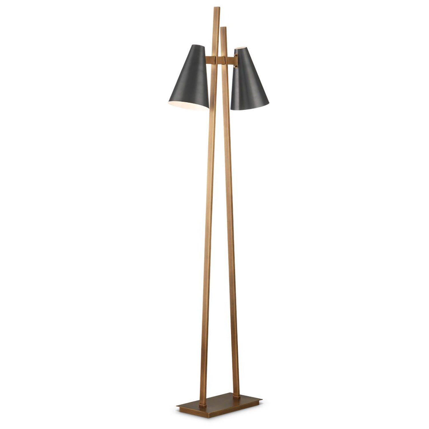 Currey & Co Duet Floor Lamp
