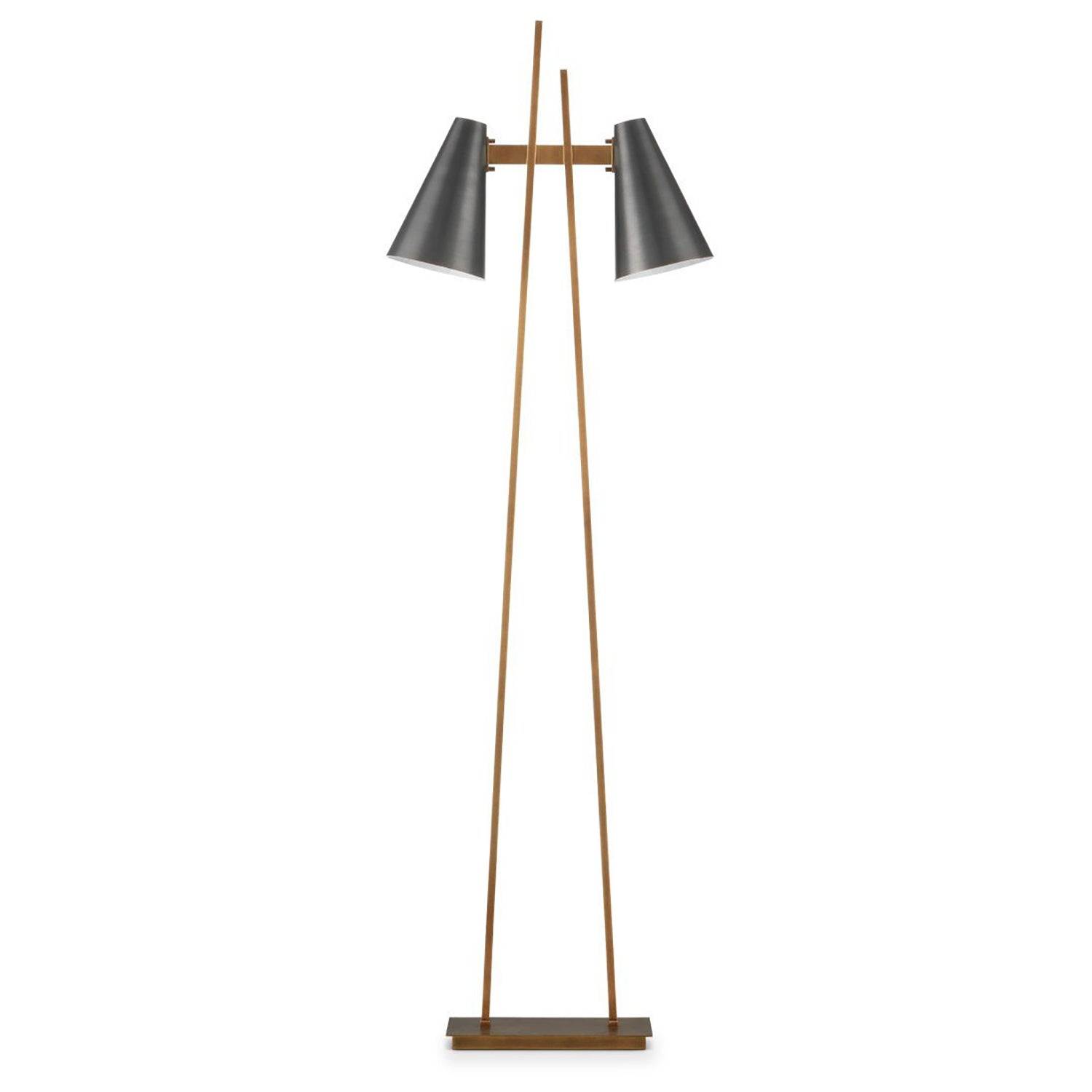 Currey & Co Duet Floor Lamp