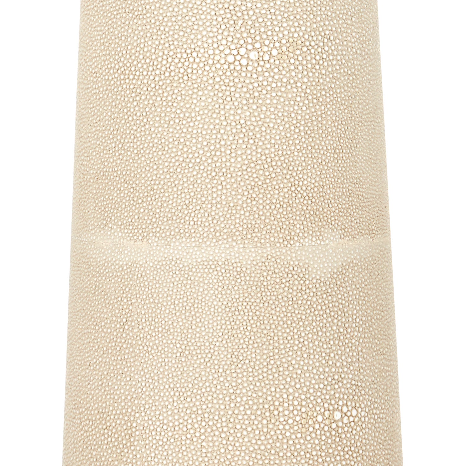 Currey & Co Galuchat Ivory Hourglass Floor Lamp
