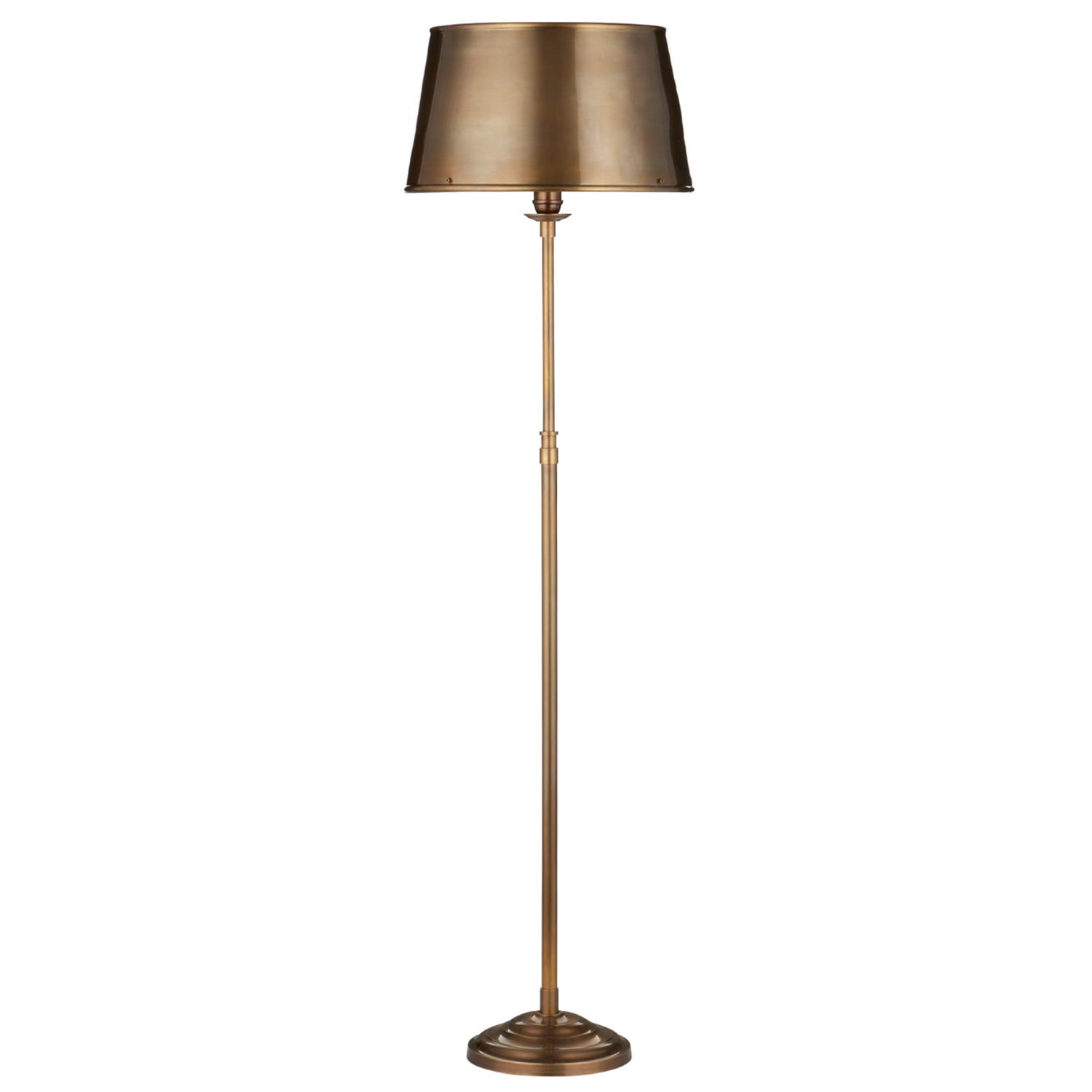 Currey & Co Callum Brass Floor Lamp