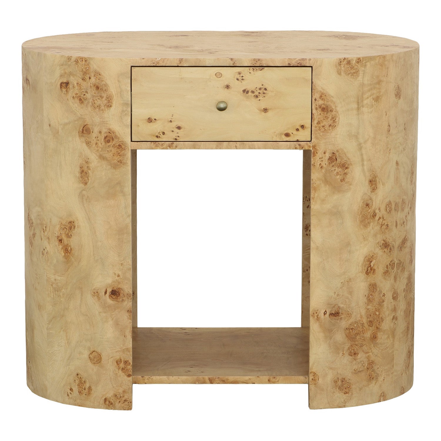 Fairfield Chair Sequoia Oval End Table oval silhouette, 32 in. wide