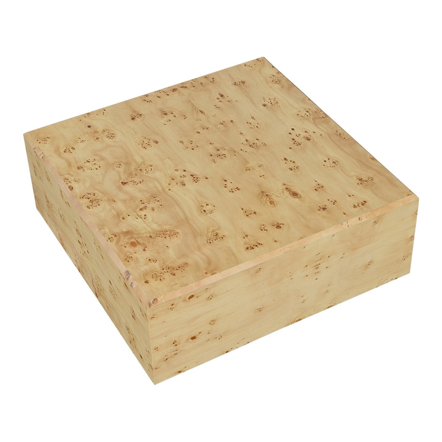 Fairfield Chair Sequoia Square Cocktail Table refined burl veneer finish