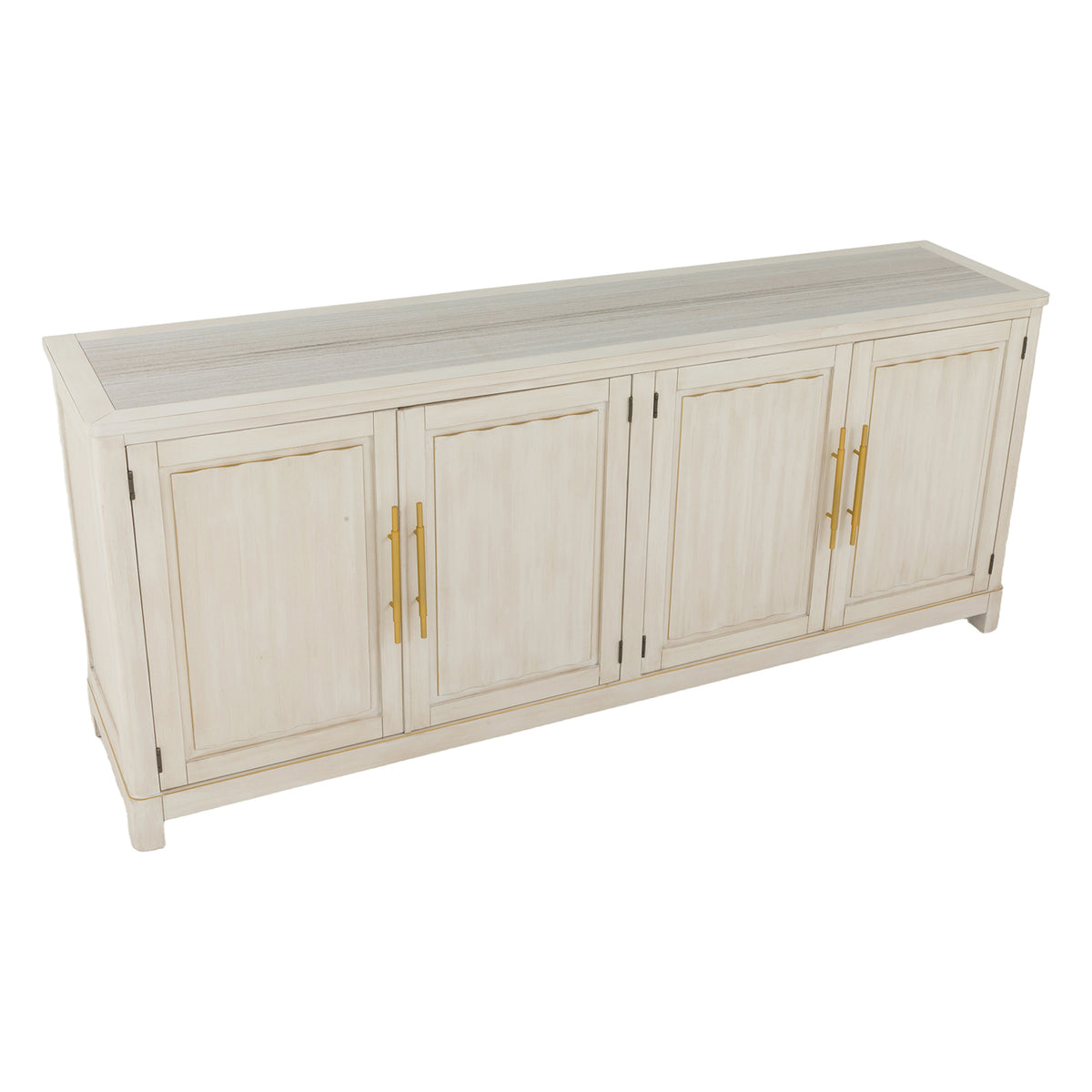 Fairfield Chair Matteo Aria Champagne Mist Four Door Credenza