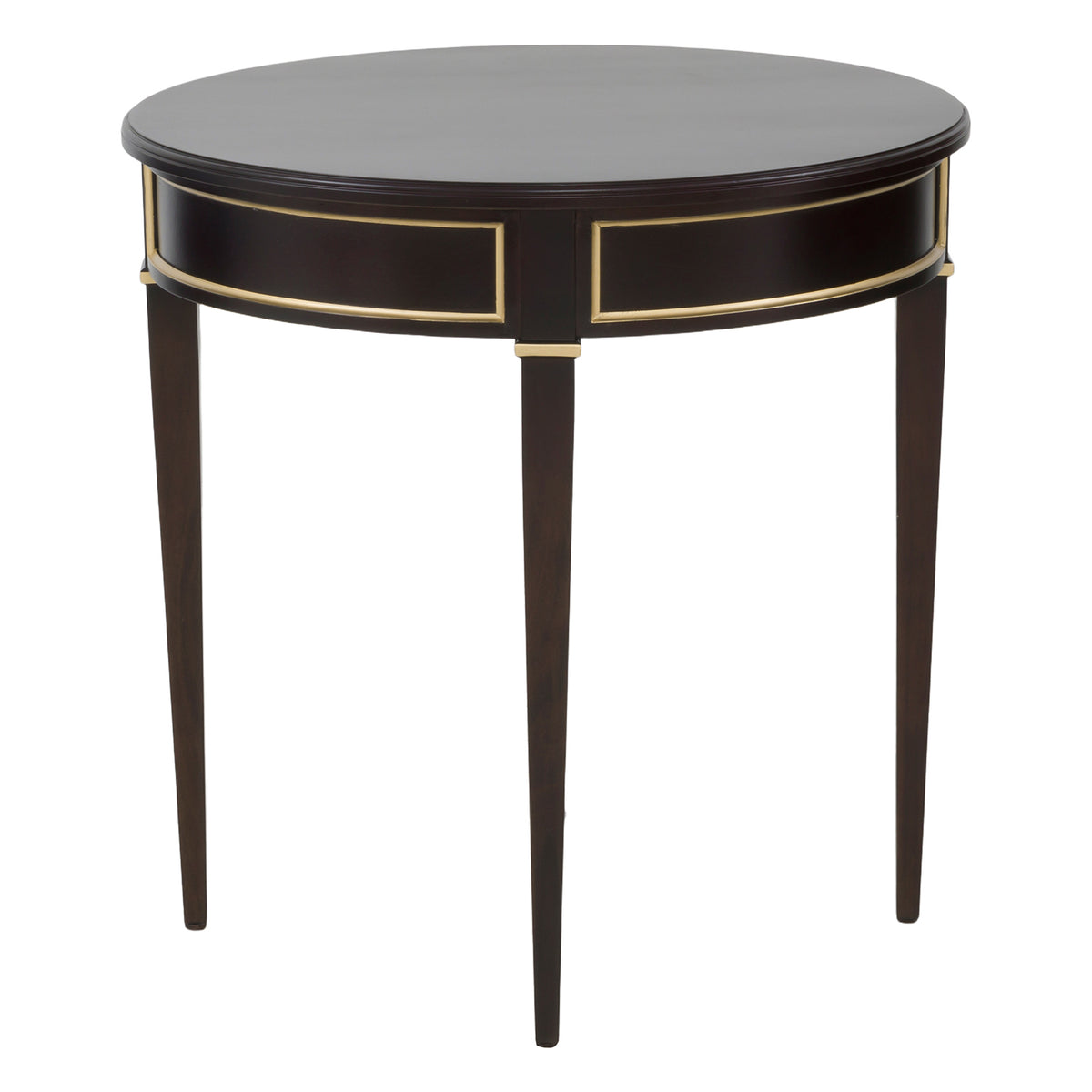 Fairfield Chair Matteo Linea Cafe Mocha Round End Table Set of 2