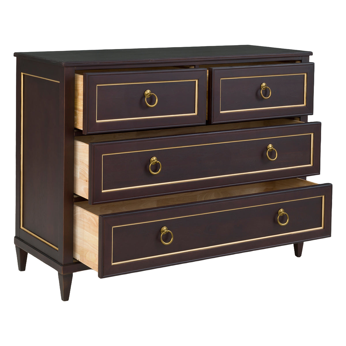 Fairfield Chair Matteo Palazzo Cafe Mocha Four Drawer Chest