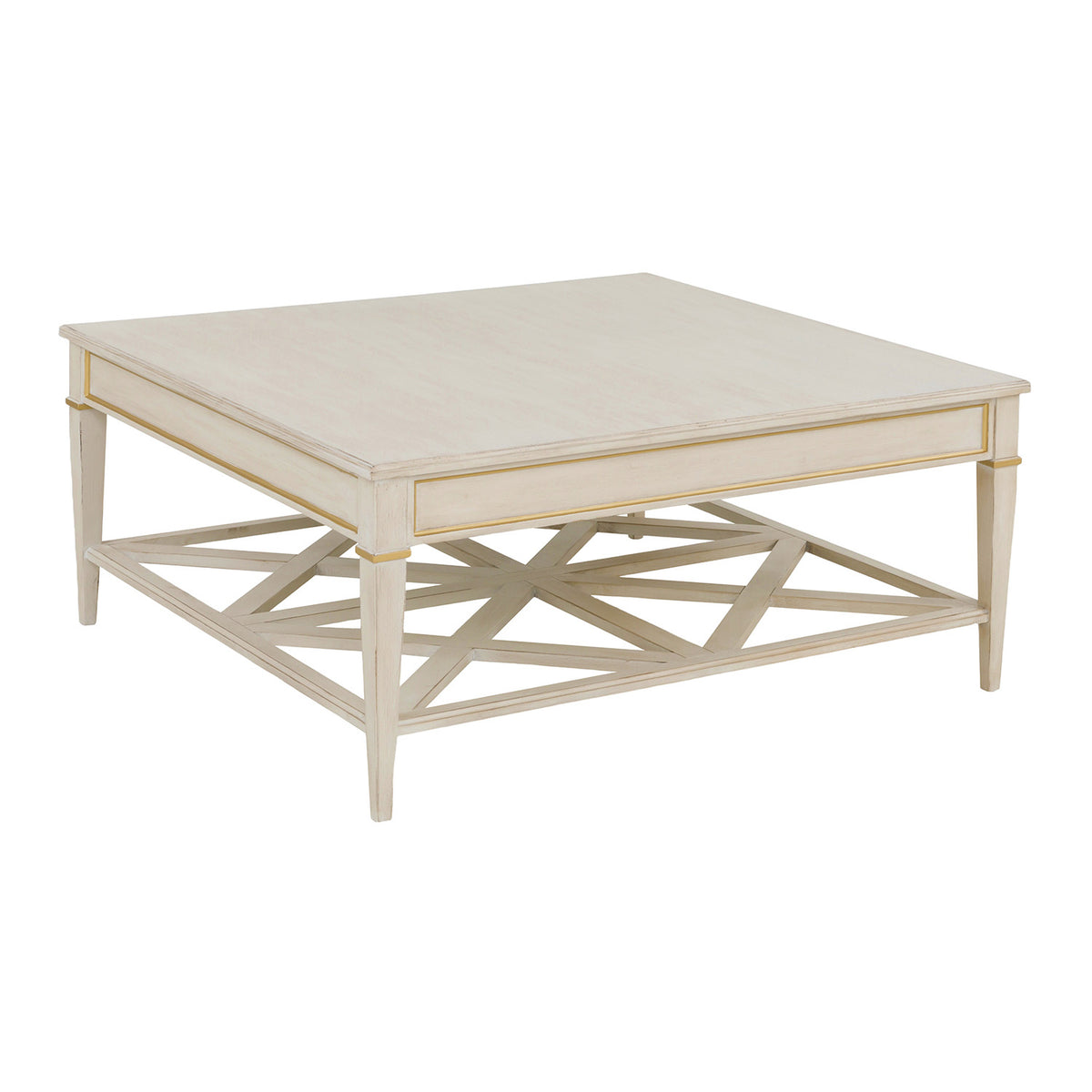 Fairfield Chair Matteo Linea Champagne Mist Square One Drawer Cocktail Table