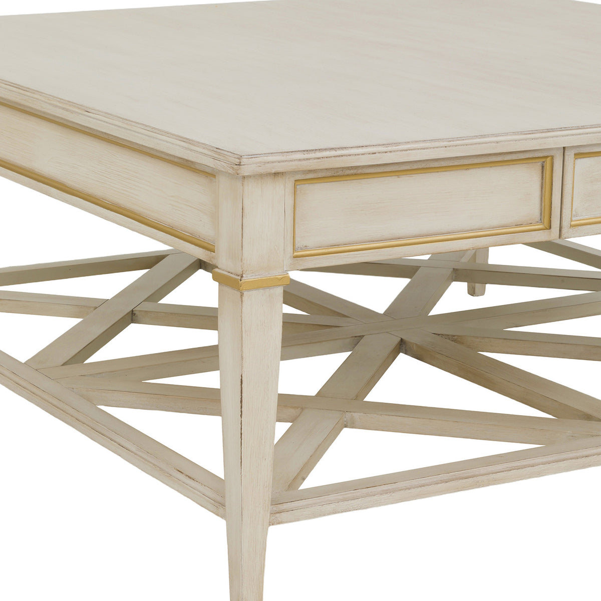Fairfield Chair Matteo Linea Champagne Mist Square One Drawer Cocktail Table
