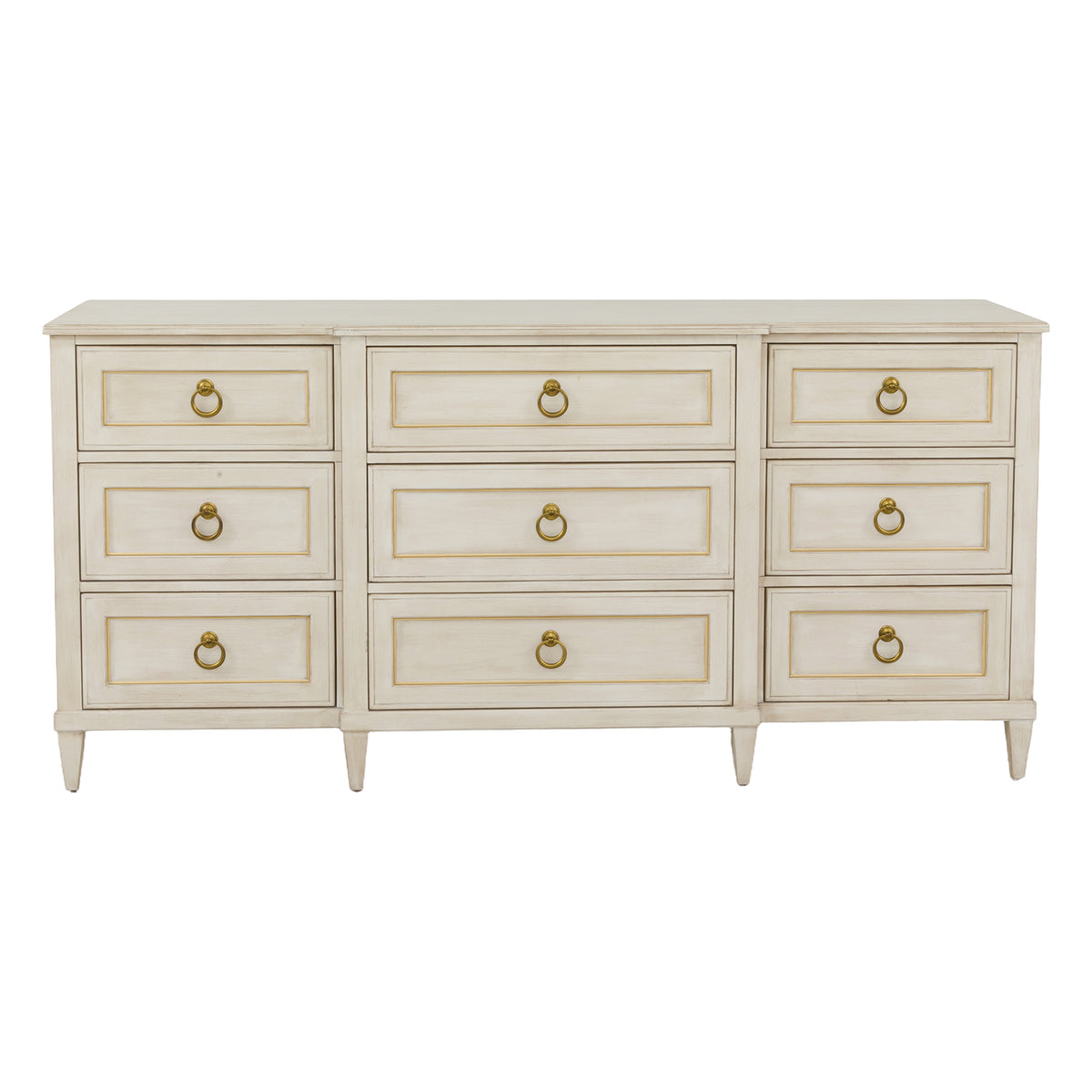 Fairfield Chair Matteo Palazzo Champagne Mist Nine Drawer Dresser