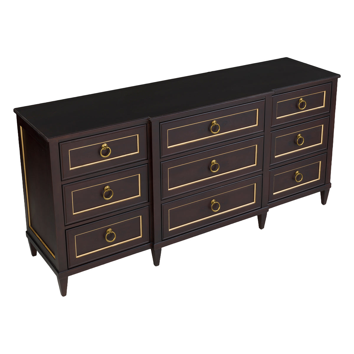Fairfield Chair Matteo Palazzo Cafe Mocha Nine Drawer Dresser