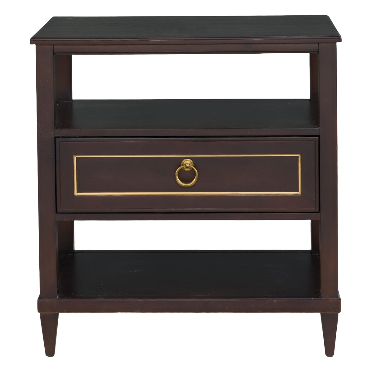 Fairfield Chair Matteo Palazzo Cafe Mocha One Drawer Nightstand Set of 2