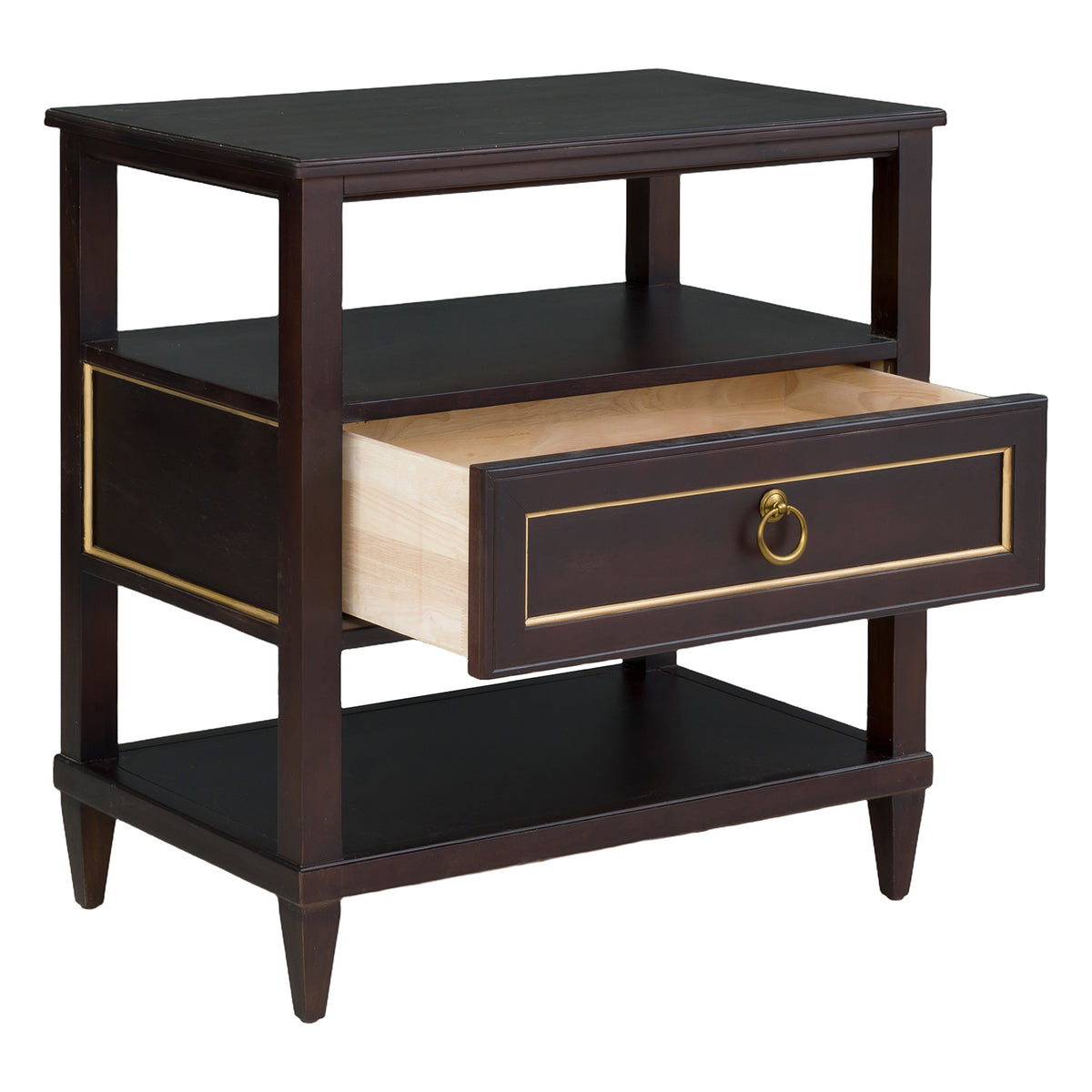 Fairfield Chair Matteo Palazzo Cafe Mocha One Drawer Nightstand Set of 2