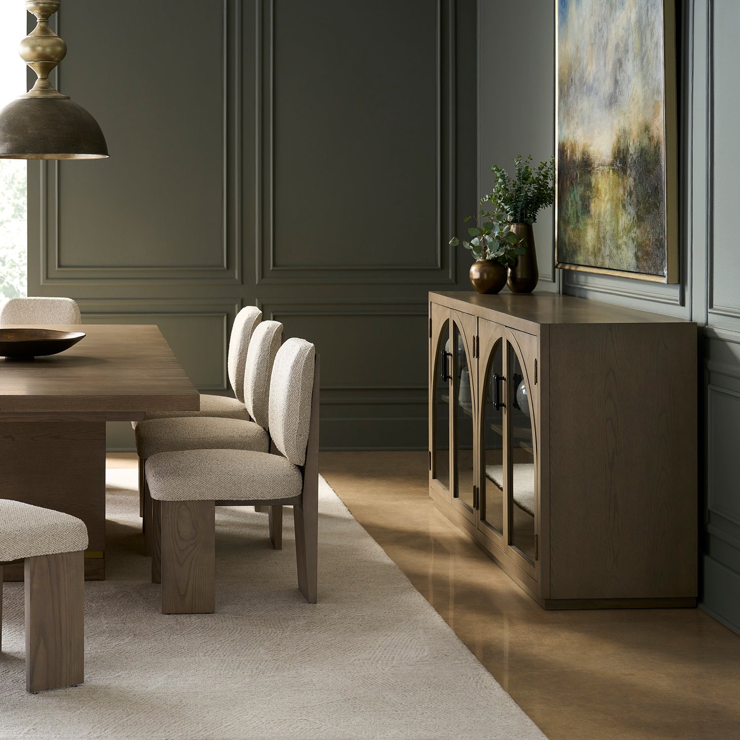 Fairfield Chair Everett Arch Credenza — view 6