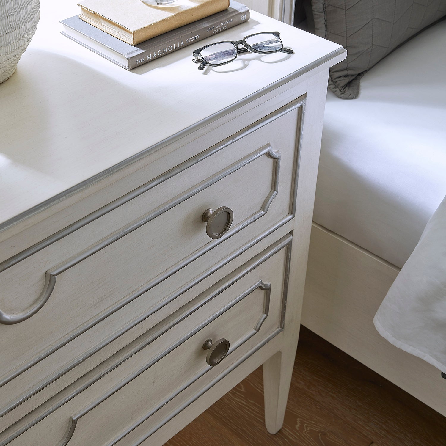 Fairfield Chair Camille Pewter Chest — view 2