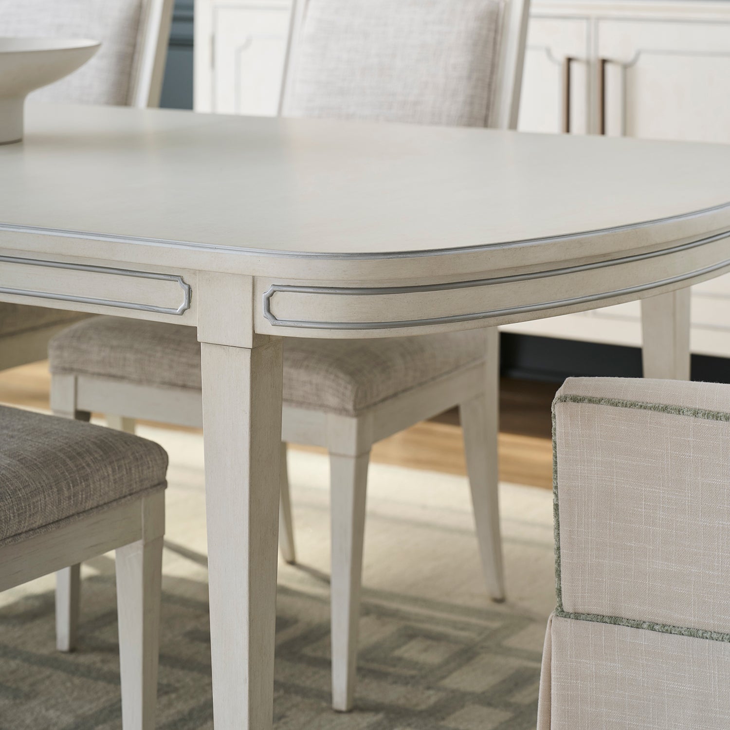 Fairfield Chair Camille Pewter Dining Table — view 2