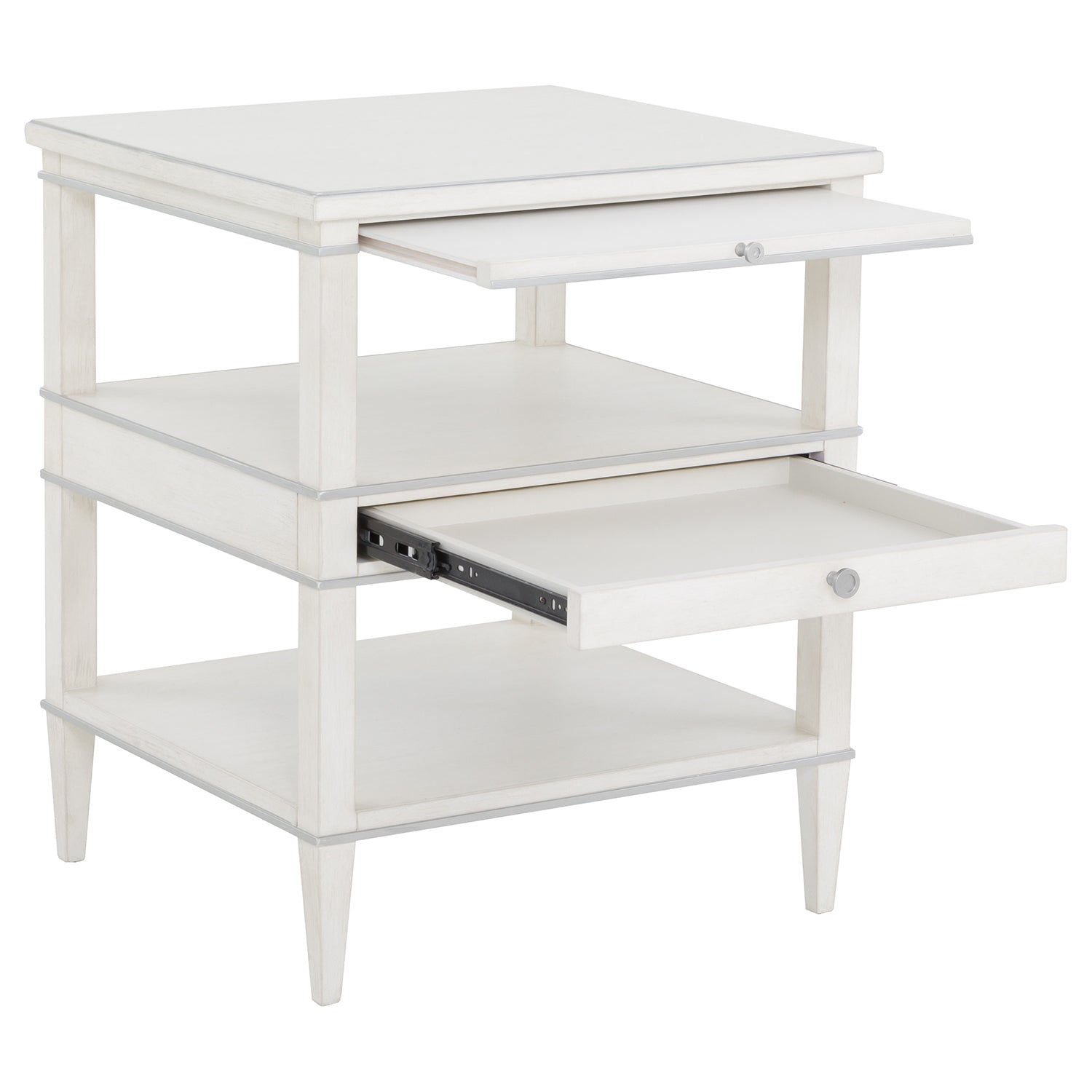 Fairfield Chair Camille Pewter End Table Set of 2 — view 2