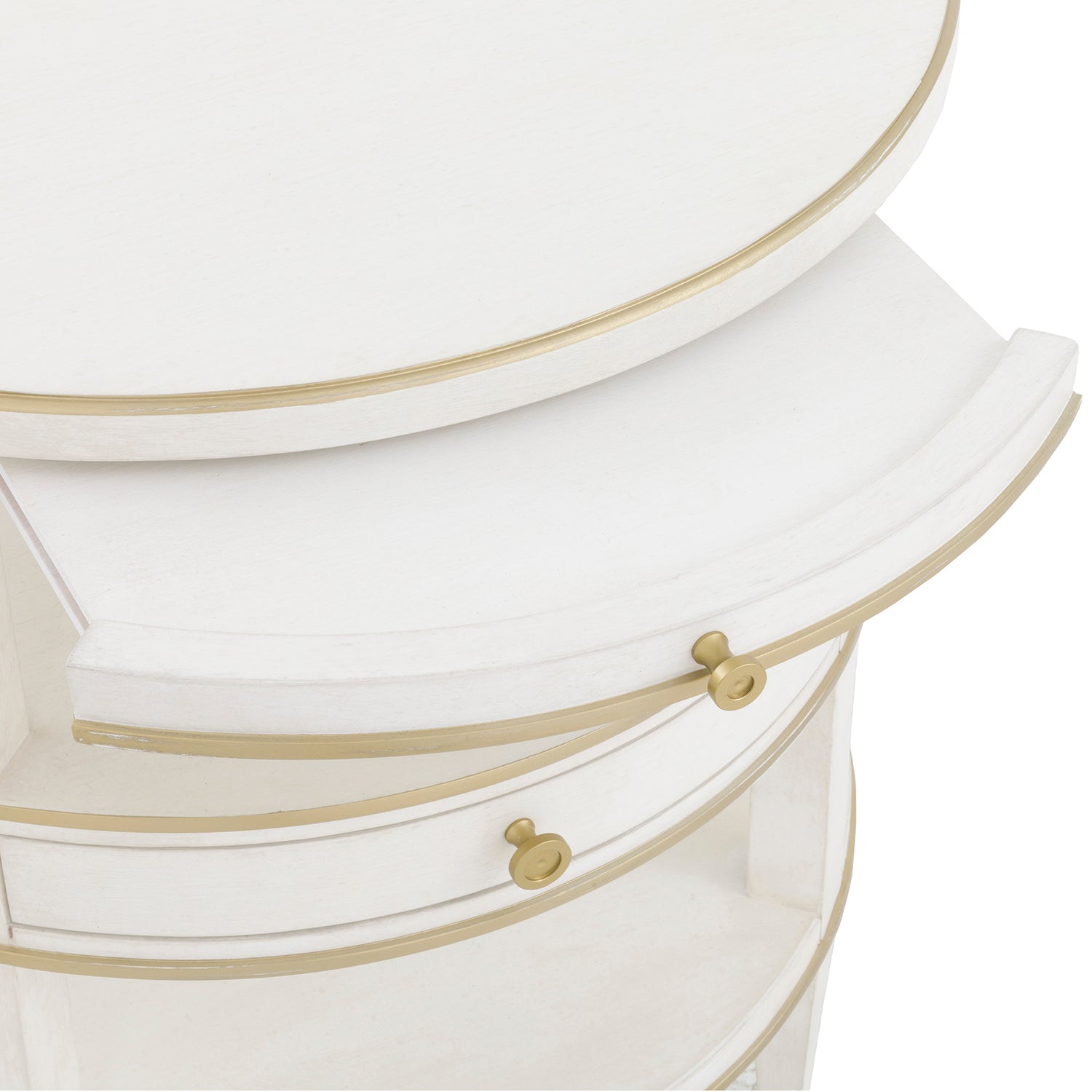 Fairfield Chair Camille Gold Round End Table Set of 2 — view 9