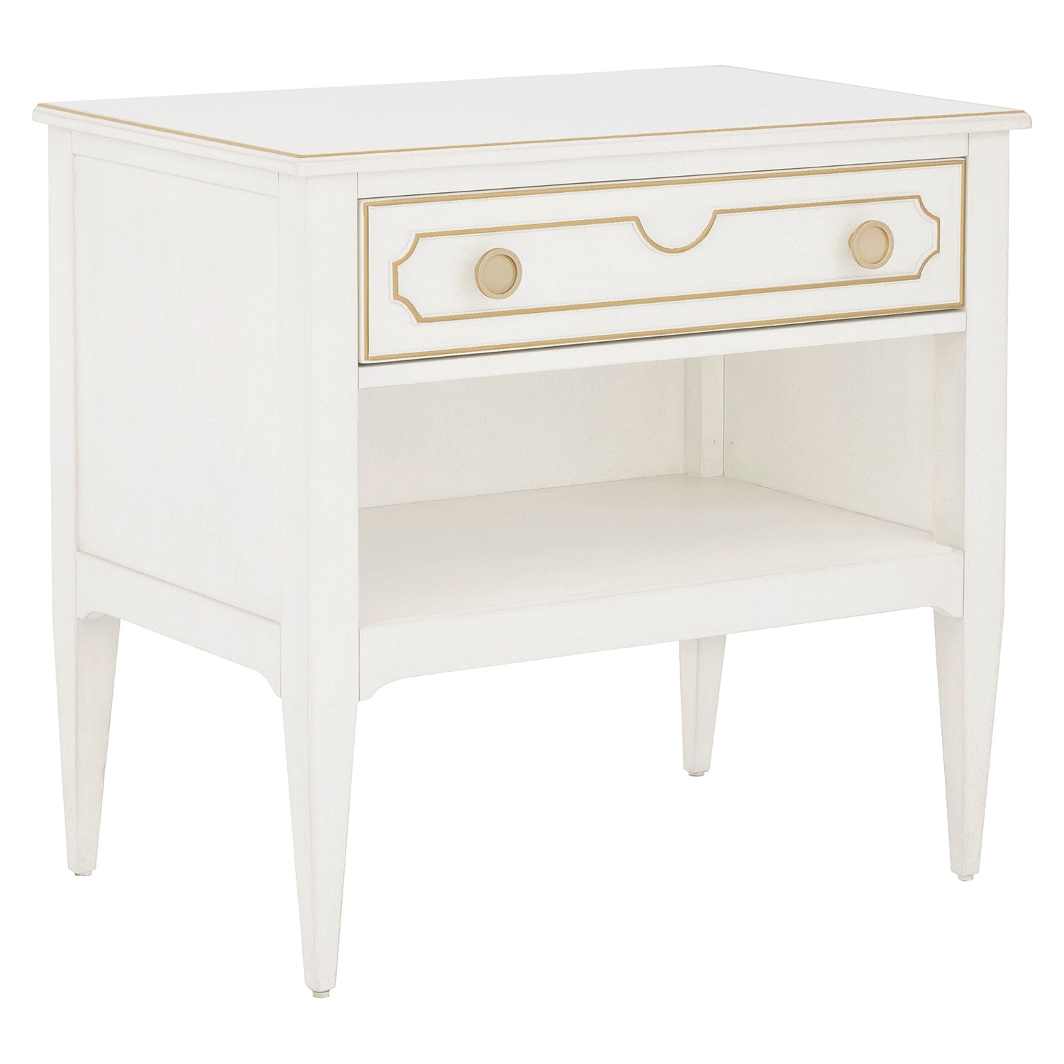 Fairfield Chair Camille Gold Nightstand Set of 2 — view 1