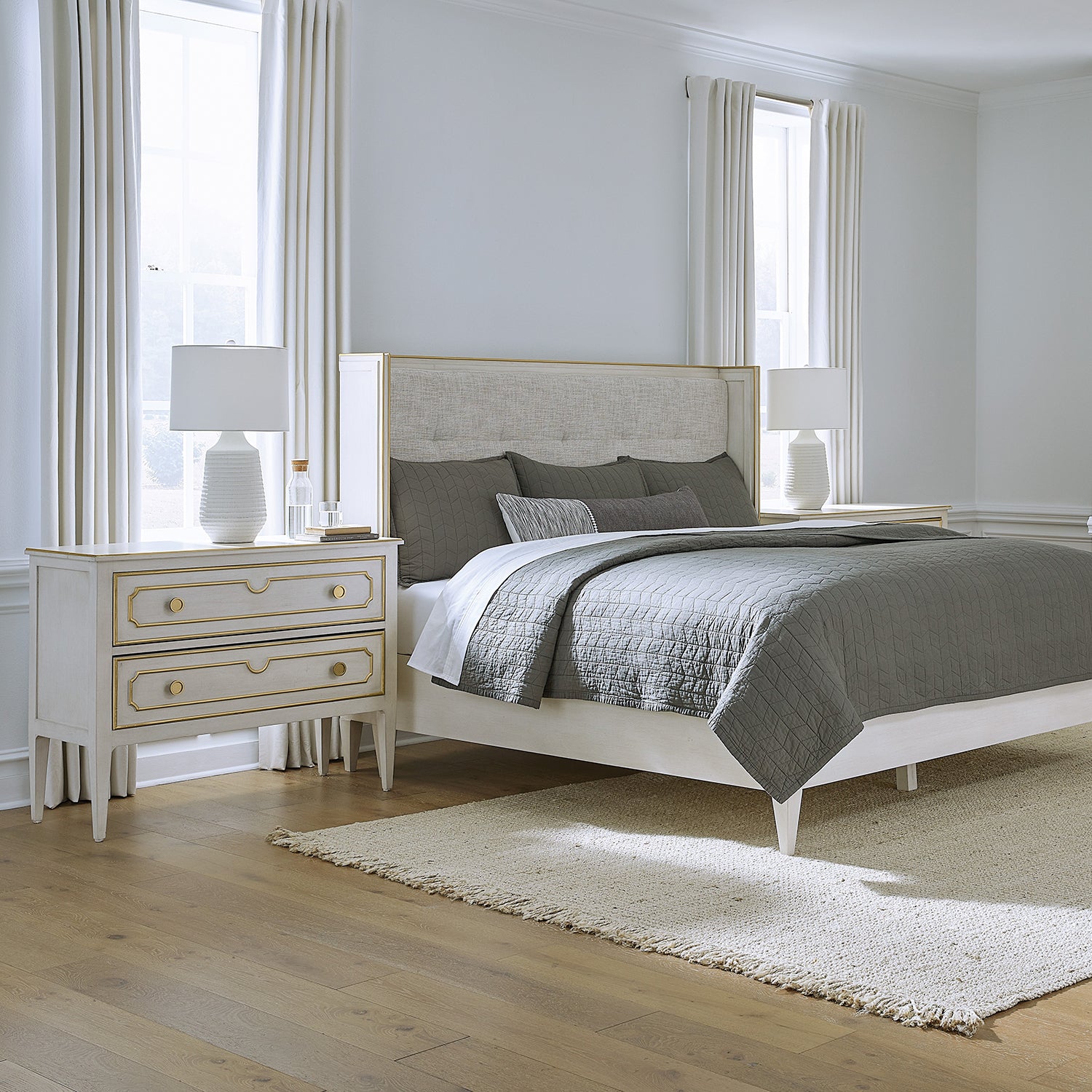 Fairfield Chair Camille Gold Nightstand Set of 2 — view 2