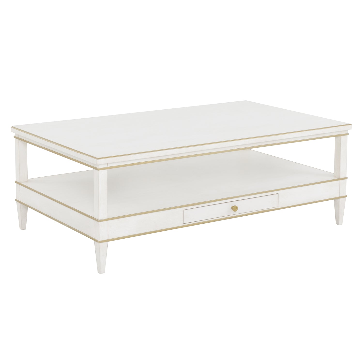 Fairfield Chair Camille Gold Cocktail Table — view 1