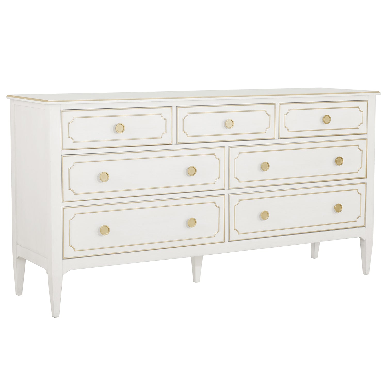 Fairfield Chair Camille Gold Dresser — view 1