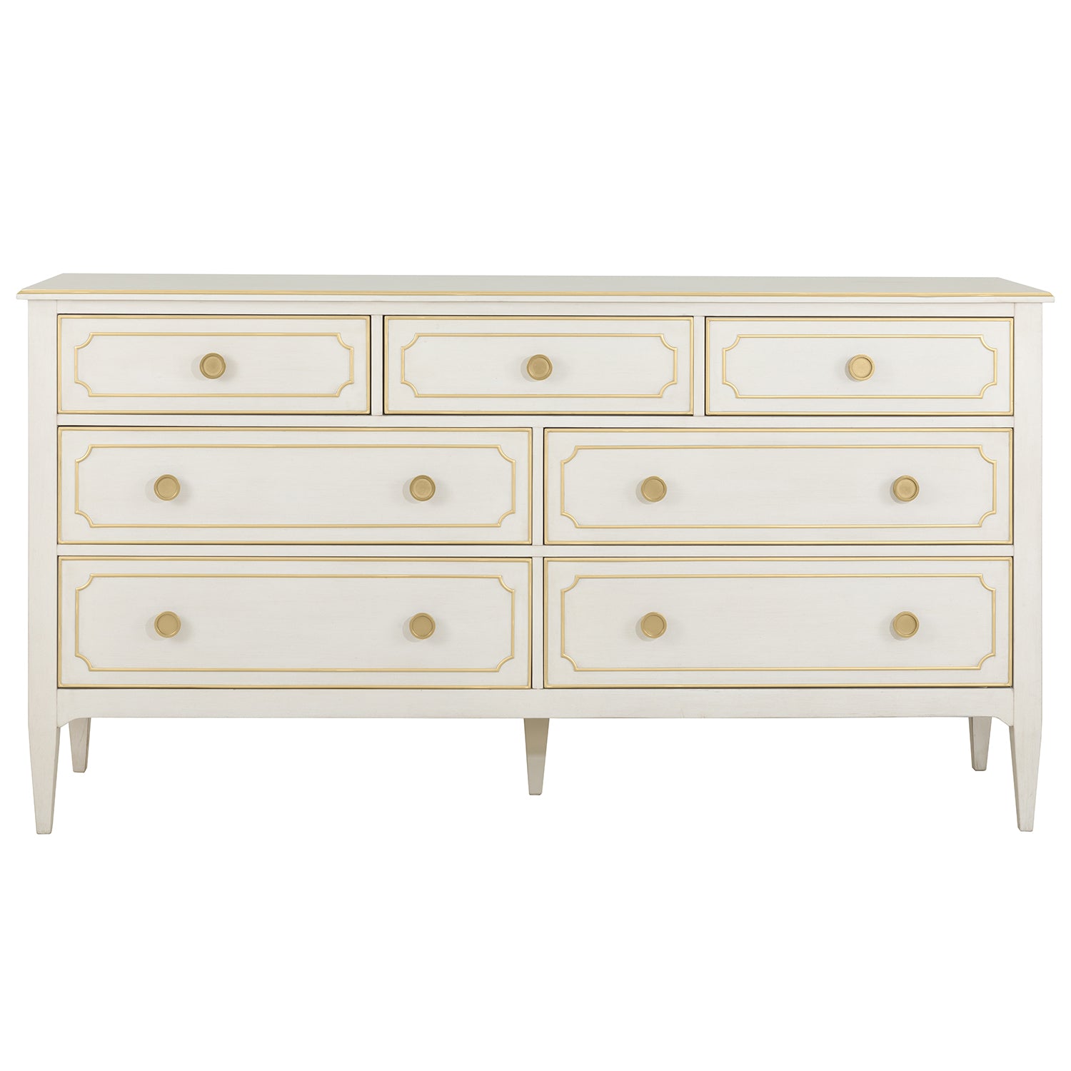 Fairfield Chair Camille Gold Dresser — view 2