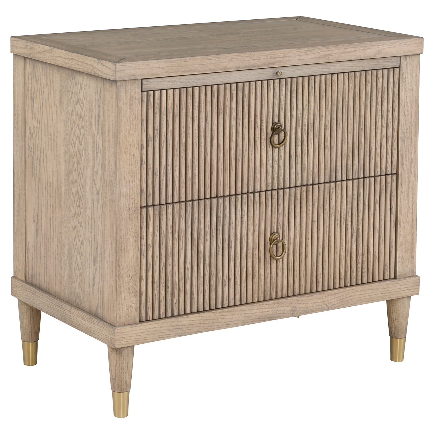 Everett Biscotti Nightstand Set of 2