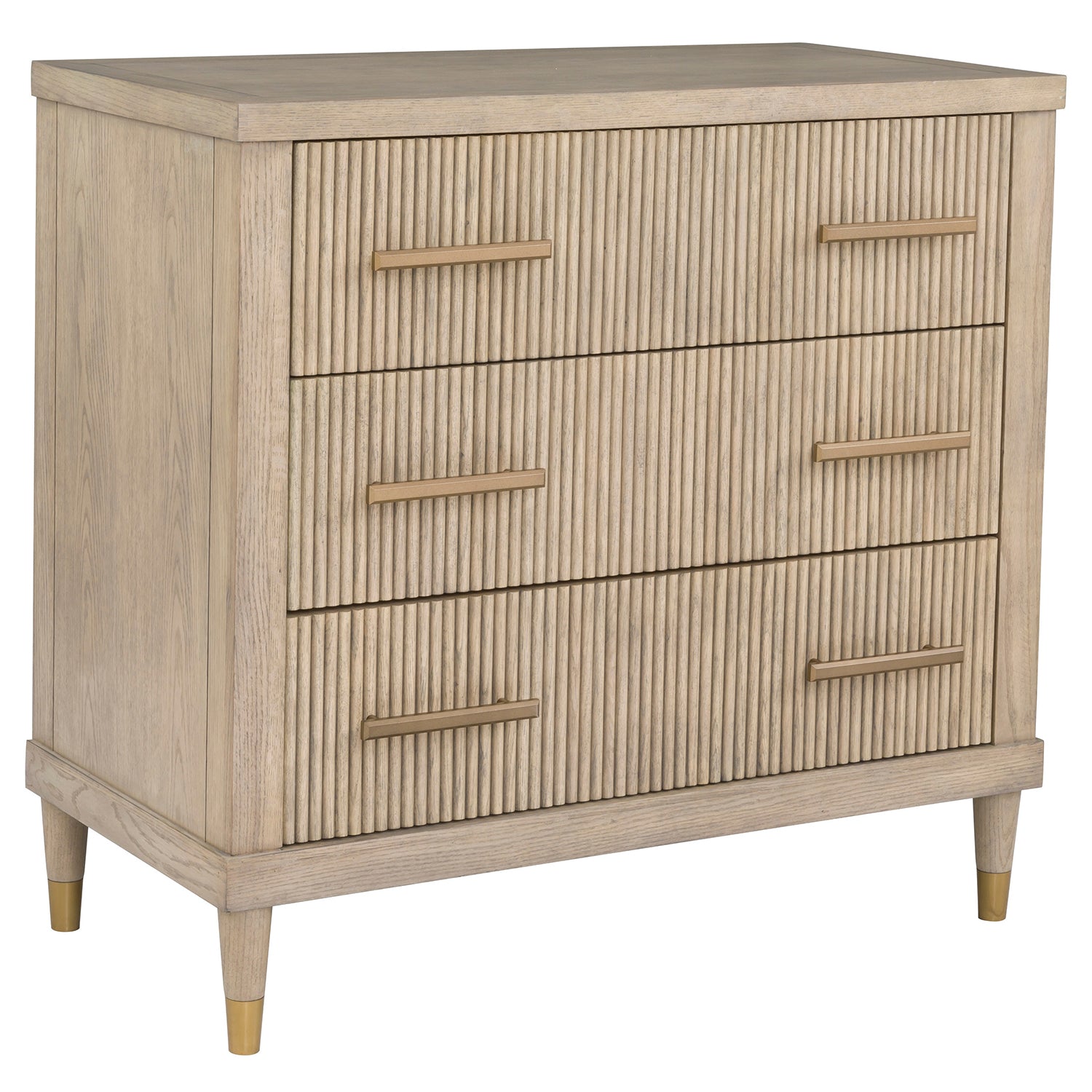 Everett Three Drawer Chest in Biscotti