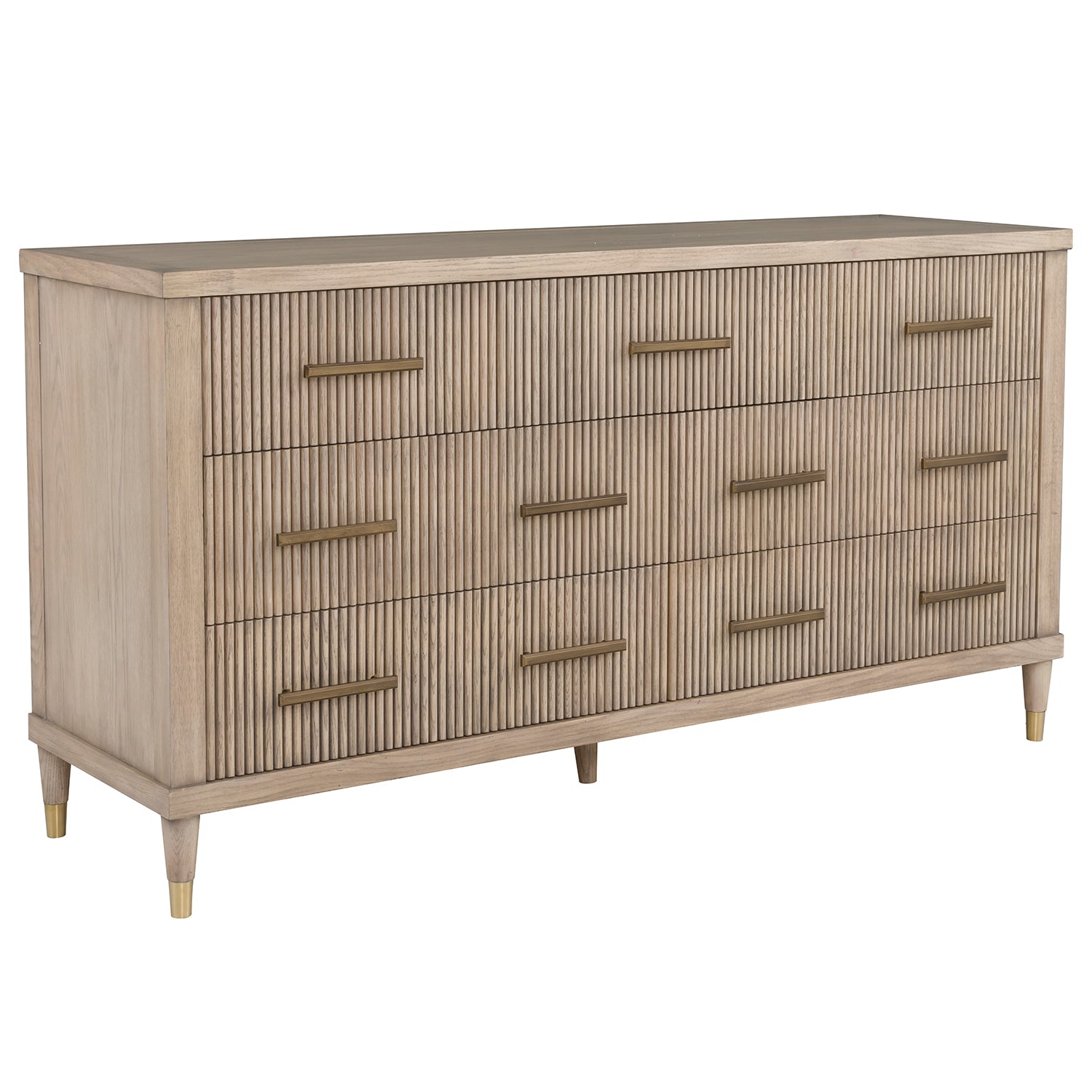 Everett Seven Drawer Dresser in Biscotti