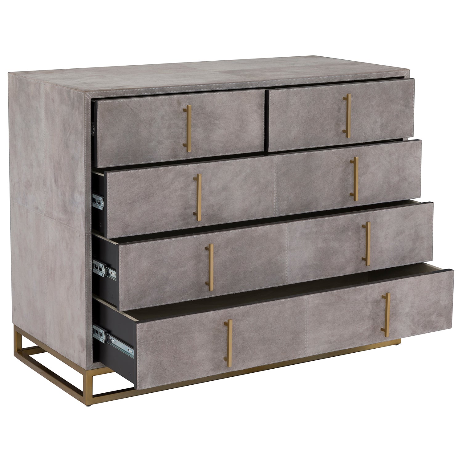 Hyde Five Drawer Chest design detail