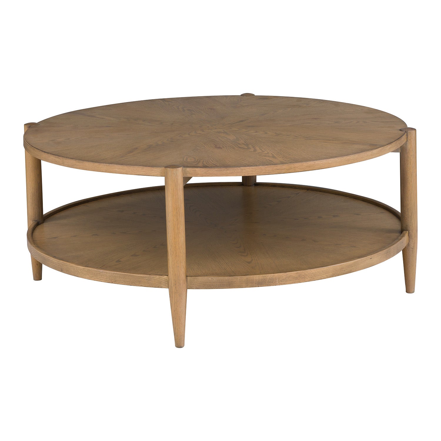 Fairfield Chair Maxwell Sunlit Oak Round Cocktail Table