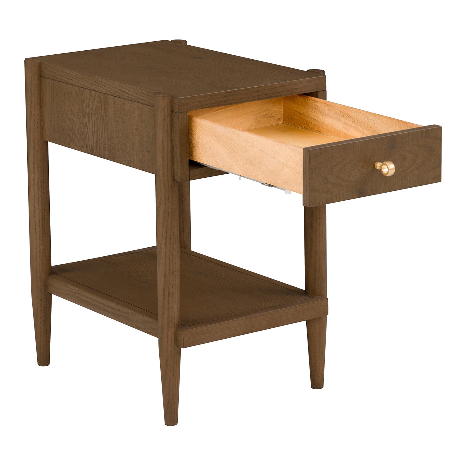 Fairfield Chair Maxwell Caramel One Drawer Rectangle Drink Table Set of 2