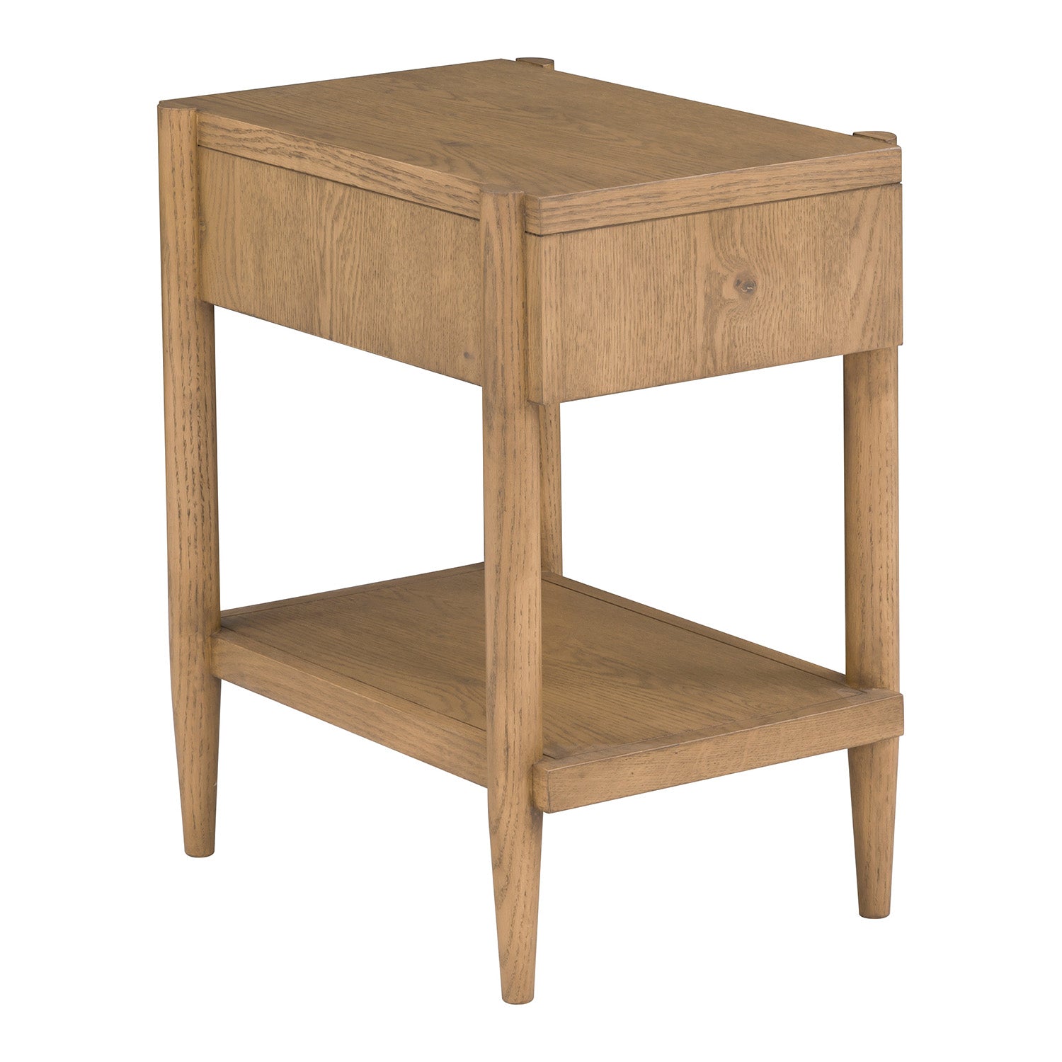 Fairfield Chair Maxwell Sunlit Oak One Drawer Rectangle Drink Table Set of 2