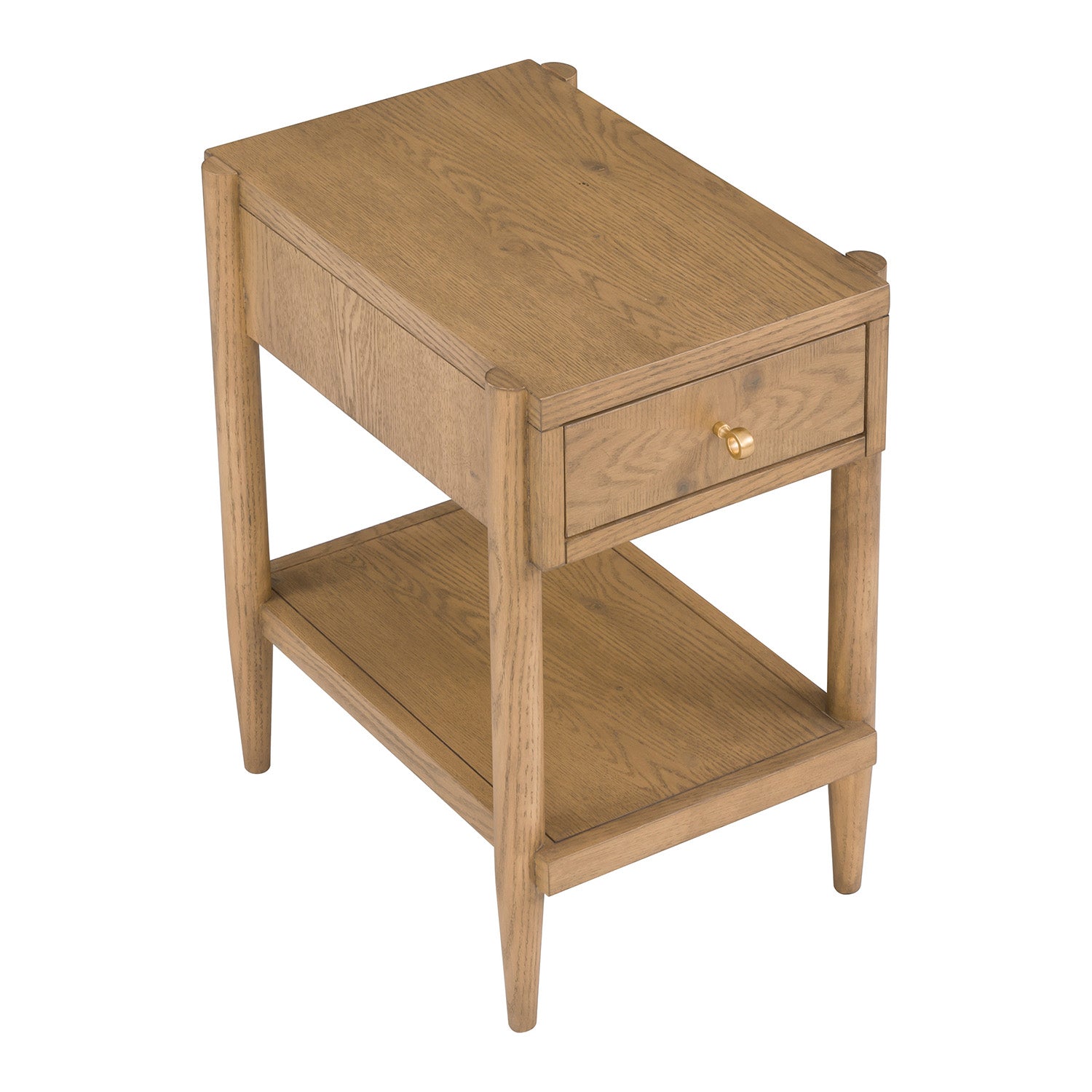 Fairfield Chair Maxwell Sunlit Oak One Drawer Rectangle Drink Table Set of 2