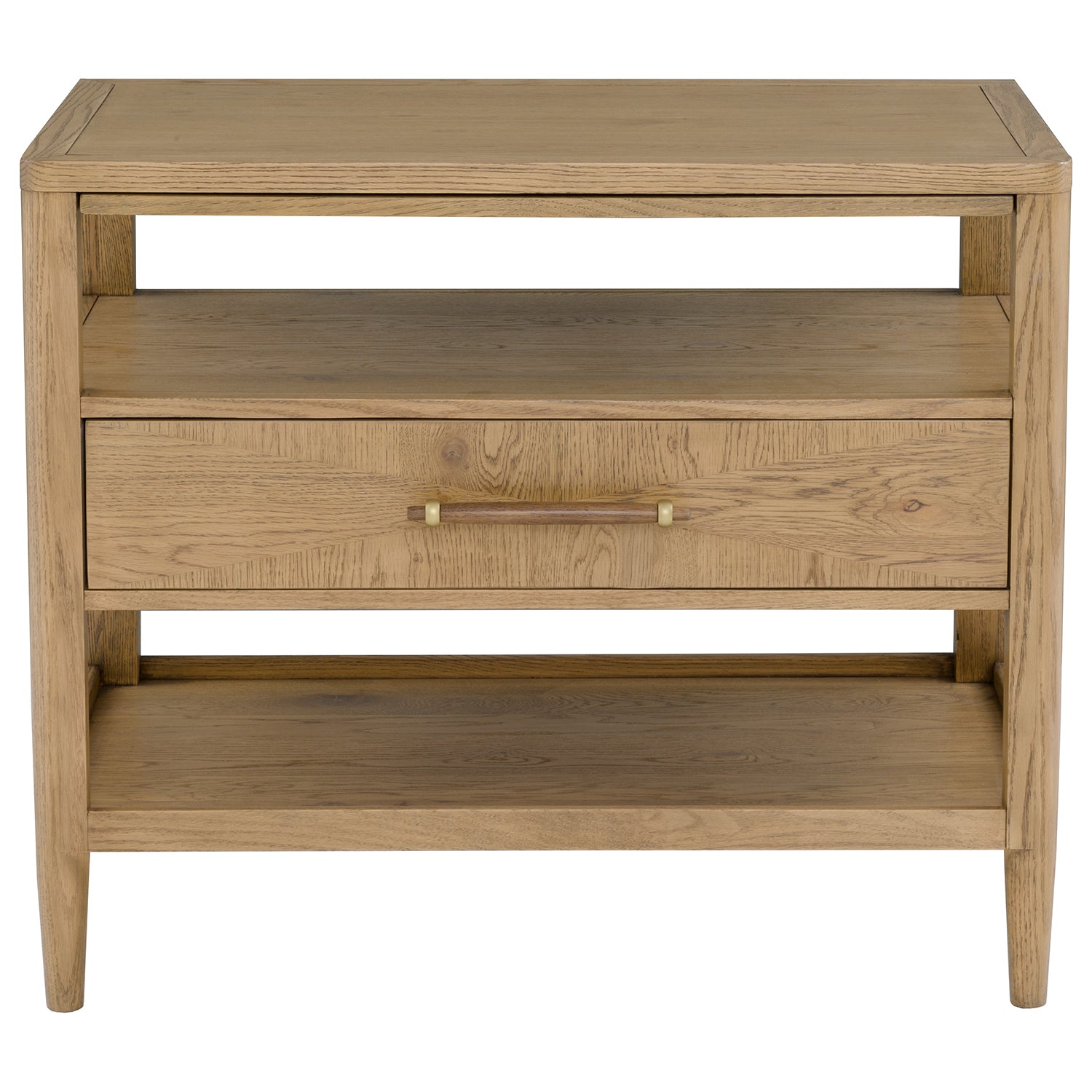 Maxwell Sunlit Oak Nightstand Set of 2 full product view