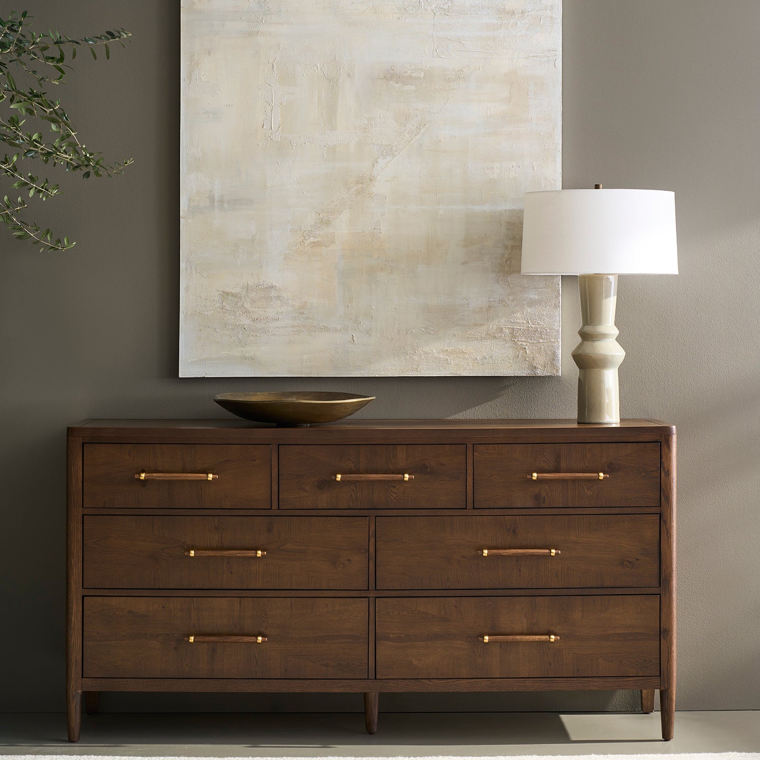 Fairfield Chair Maxwell Caramel Dresser