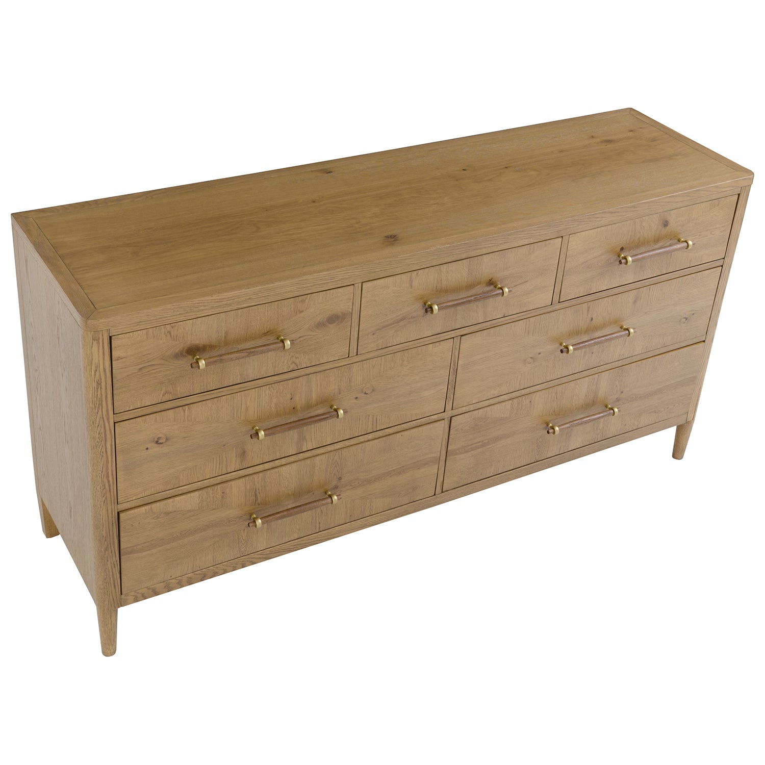 Maxwell Sunlit Oak Dresser full product view