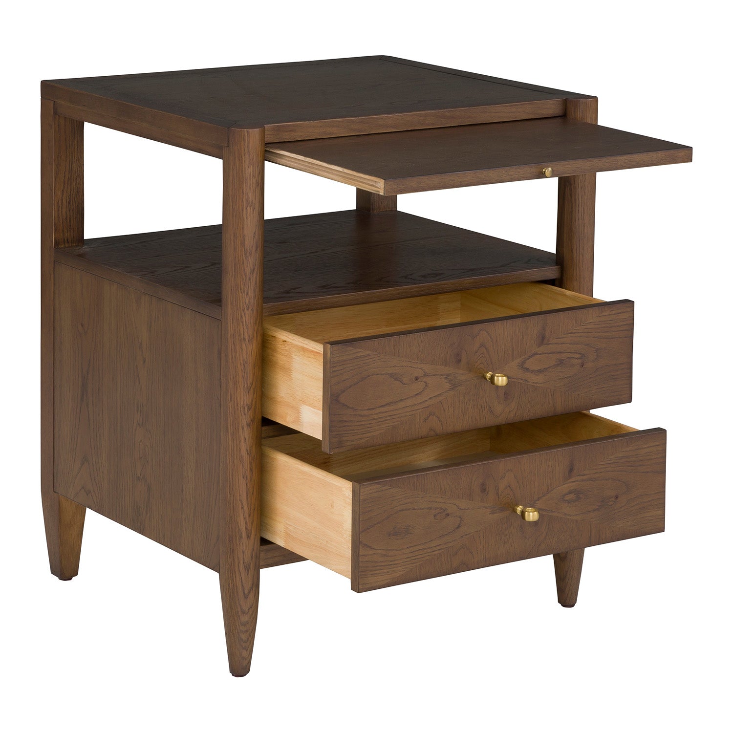 Fairfield Chair Maxwell Caramel Petite Nightstand Set of 2