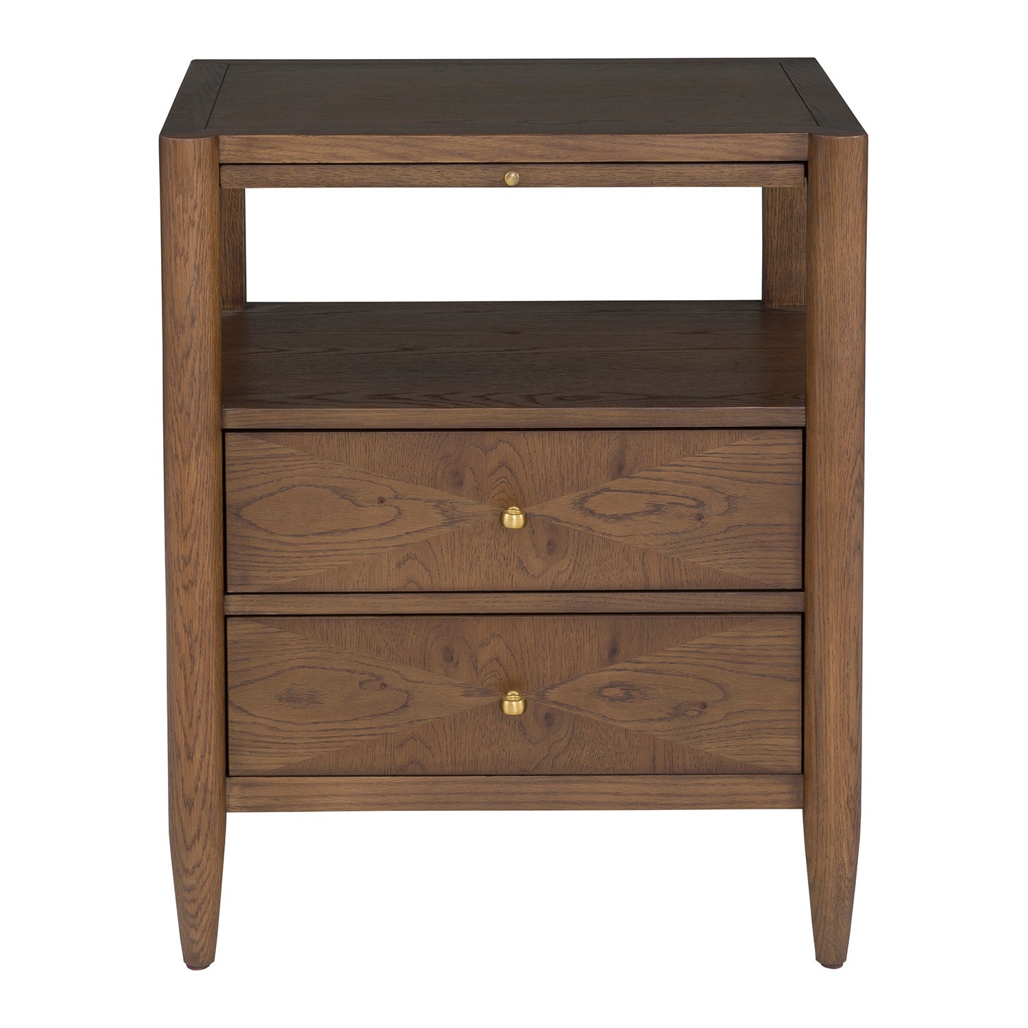 Fairfield Chair Maxwell Caramel Petite Nightstand Set of 2