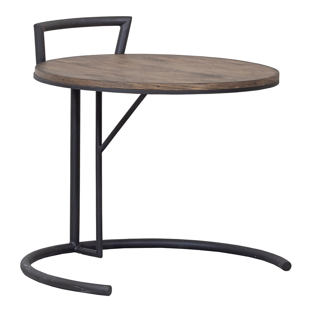 Fairfield Chair Arcadian C-Ring End Table Set of 2 in Burnished Oak