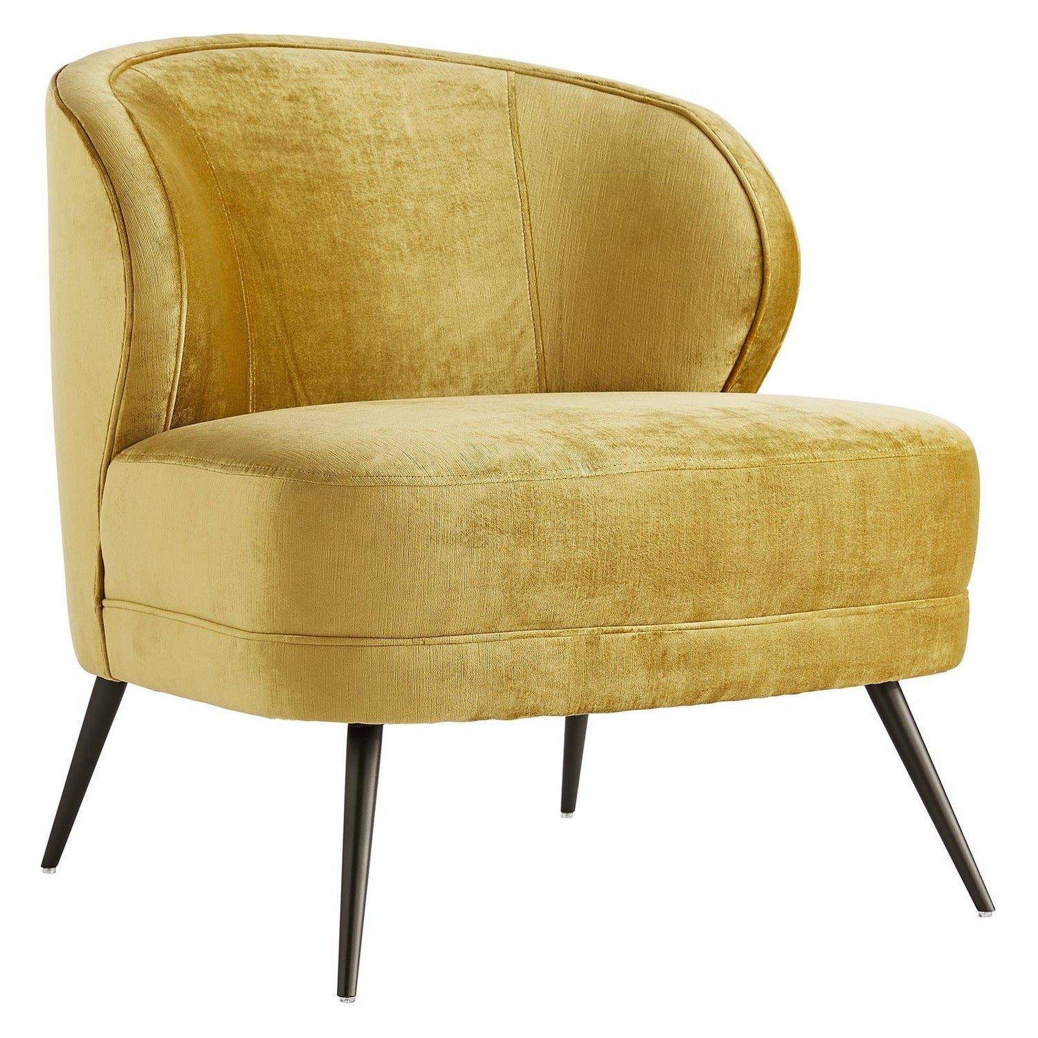Arteriors Kitts Marigold Velvet Chair