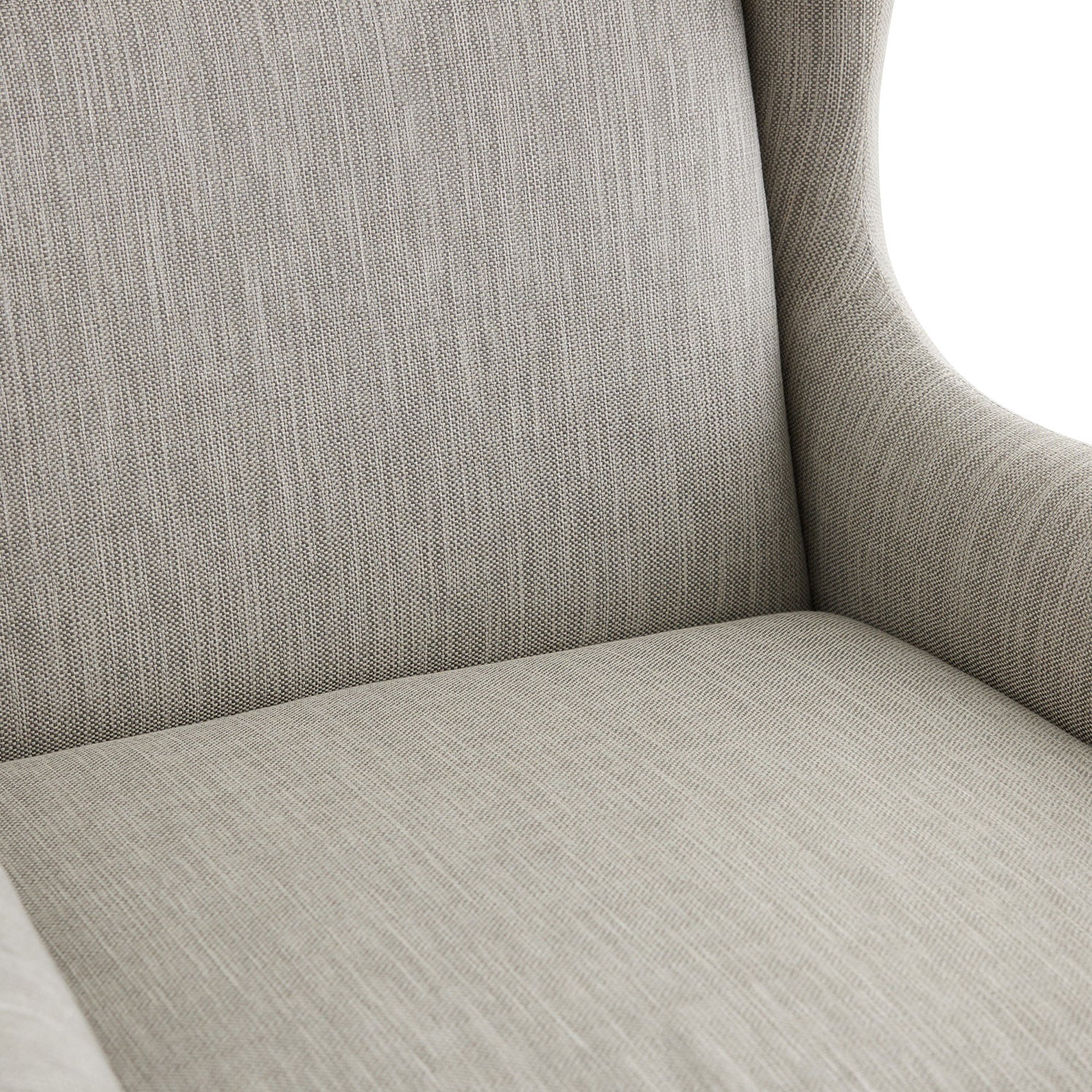 Arteriors Ophelia Fossil Tweed Dark Walnut Lounge Chair