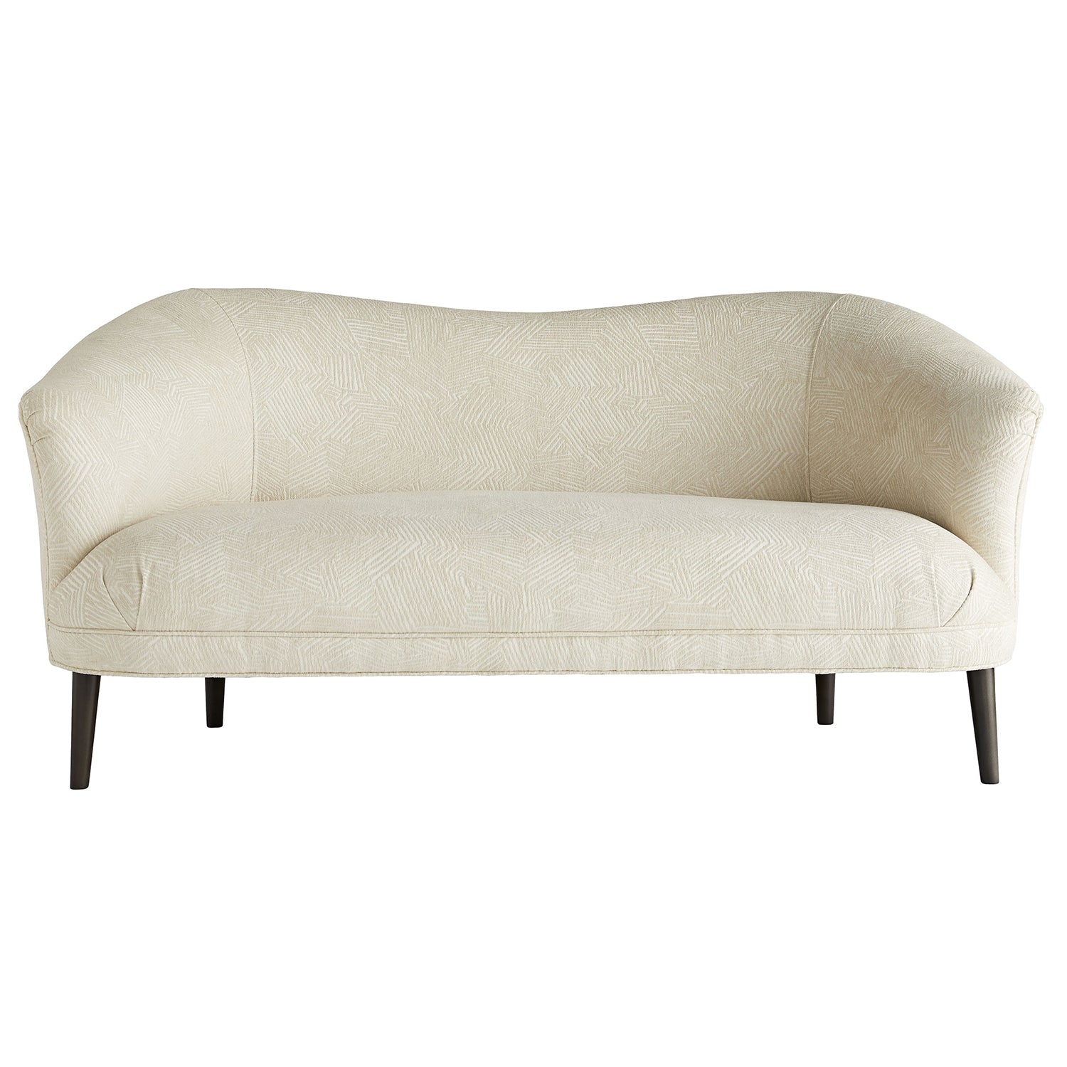 Arteriors Duprey Textured Ivory Gray Ash Settee